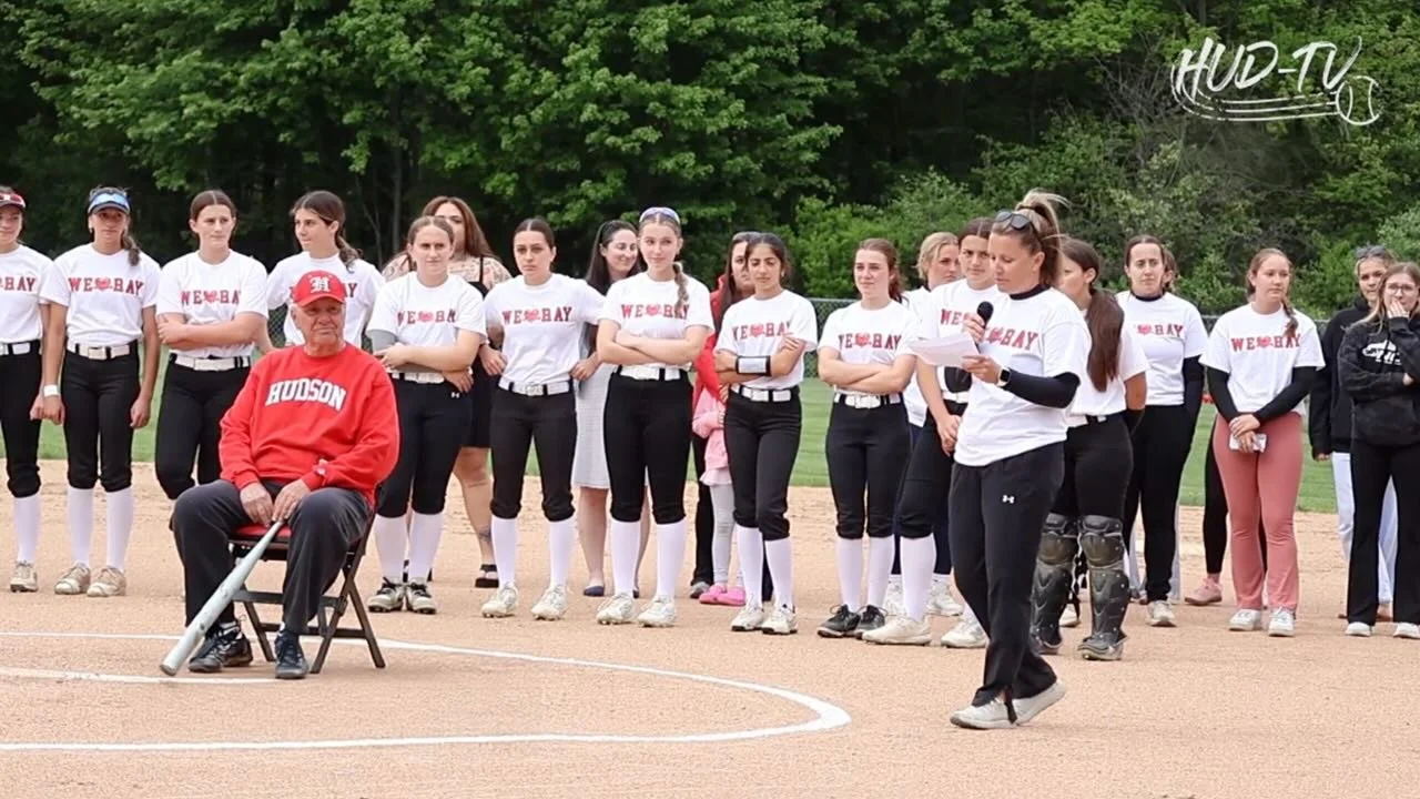 So glad we were able to record the incredible speeches for Ray at last week&rsquo;s varsity softball game! Watch the whole opening ceremony as well as the entire game on the Hud-TV YouTube channel 🥎