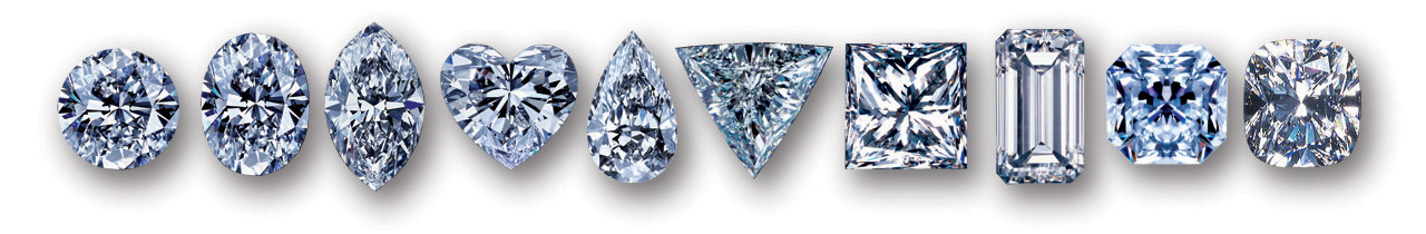 Different diamond cuts available in portland or