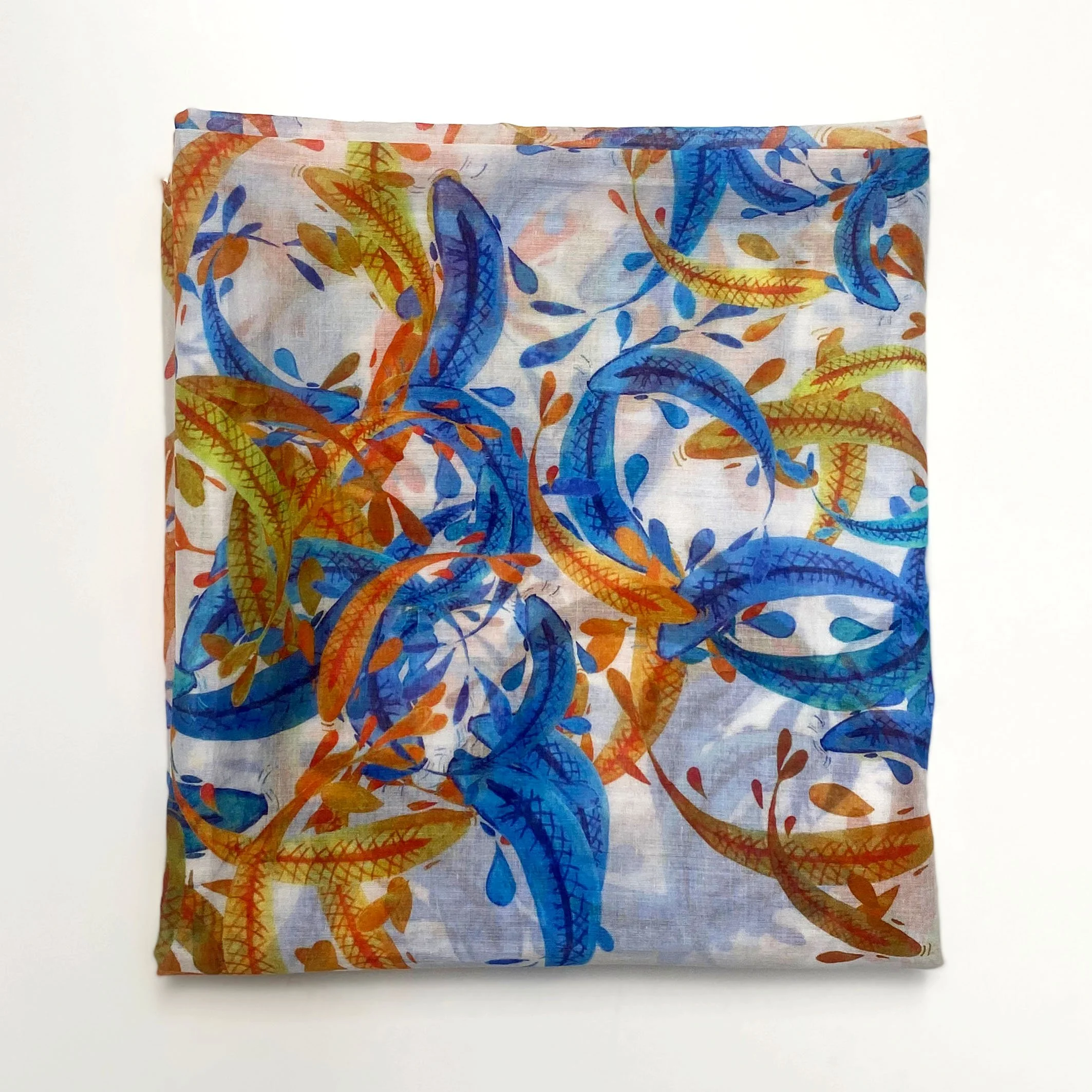 Fish Motif Multi-coloured beachwear