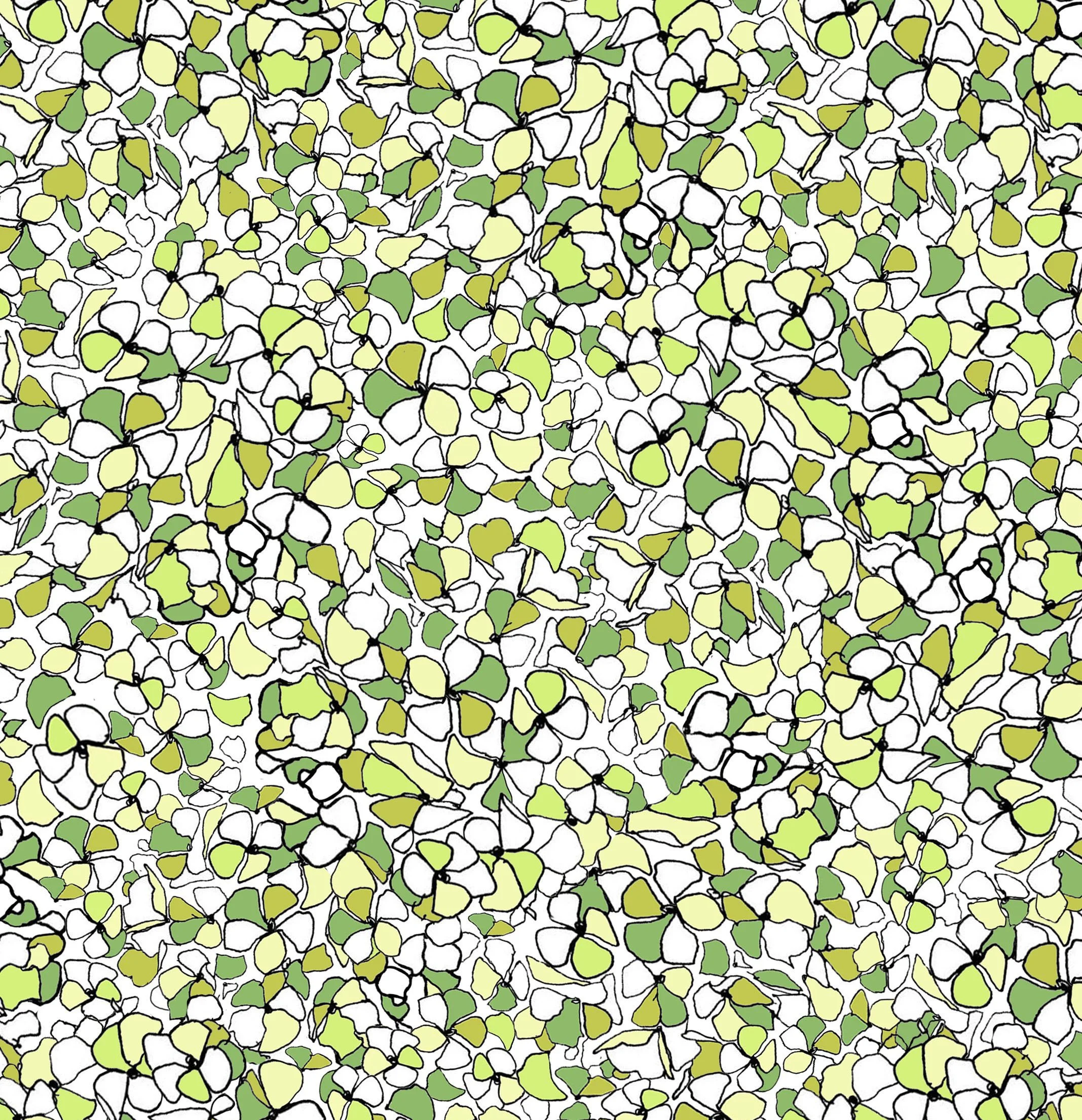 Ditsy Floral Spring Garden Design