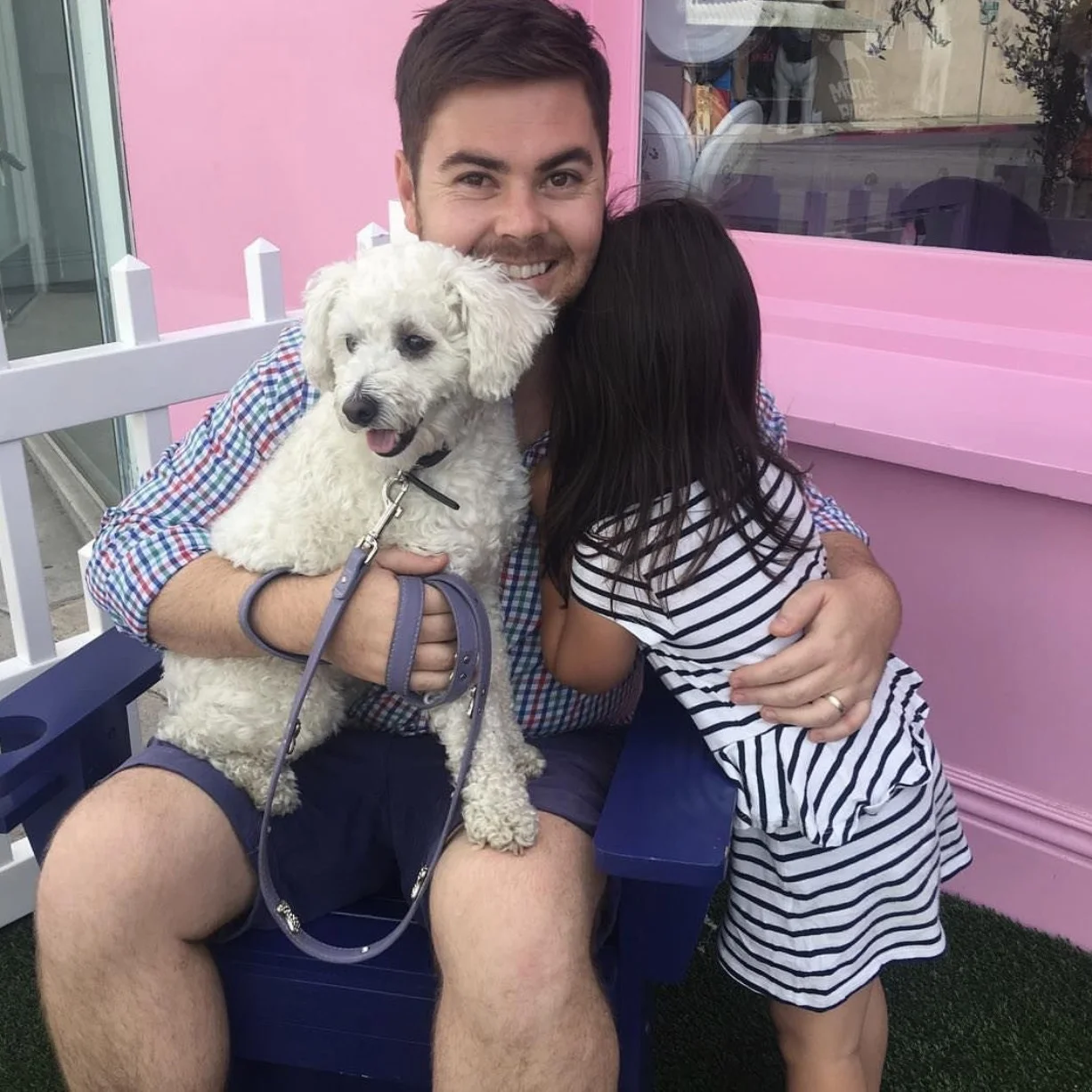Rocky's new sister might be a little camera shy but she is over the moon to take Rocky home and give him the life he's always wanted. We see lots of fetch & cuddles in his future!