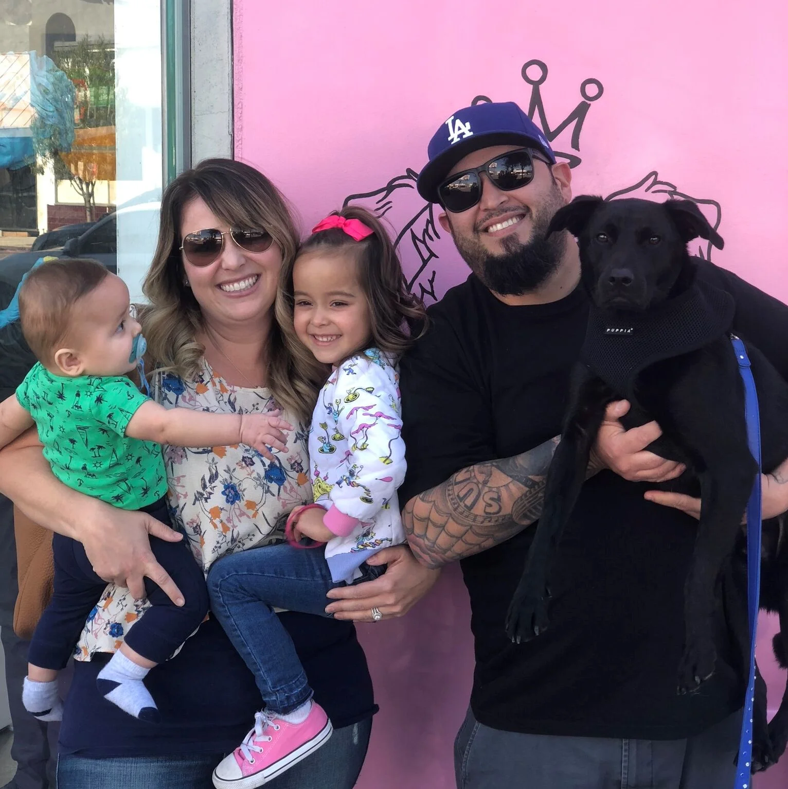 Indigo Vanderpump is one of the sweet dogs we rescued from our Mexico Trip. He is now living with his big forever family with all of the love in the world! We love you Indigo!