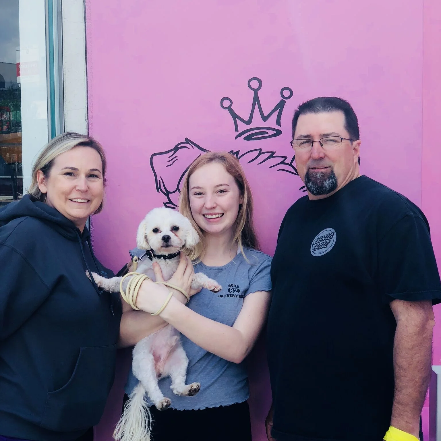 Rupert came to us from a shelter with a cone and a bunch of matted fur. He is now smiling and ready for his new life with his amazing family! We love you Rupert!