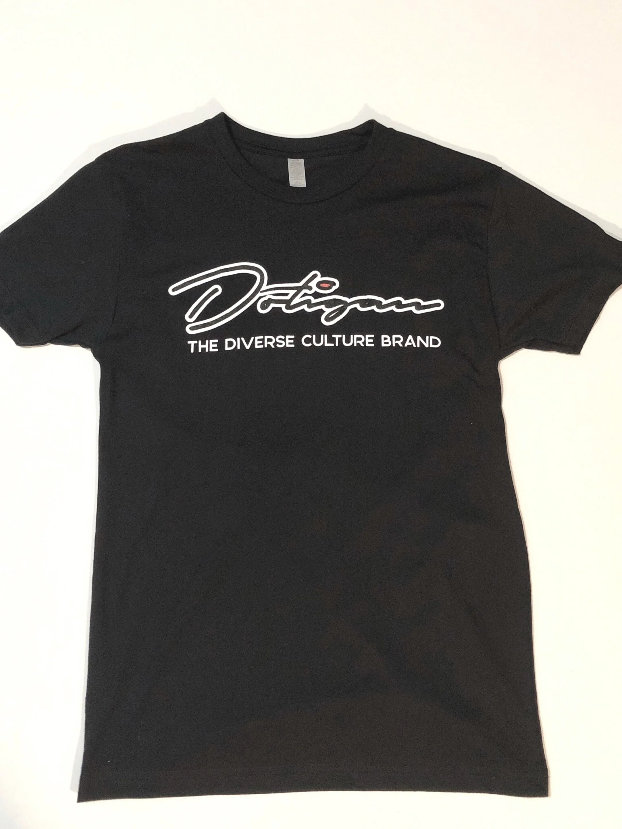 DOTIGAN CURSIVE TEE-BLACK