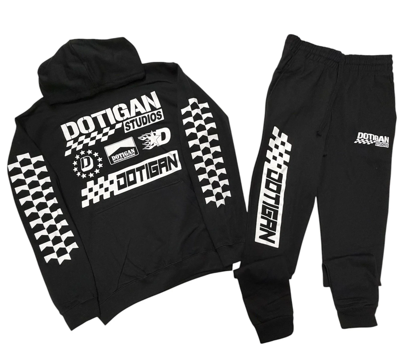 DOTIGAN STUDIOS SWEATSUIT - BLACK