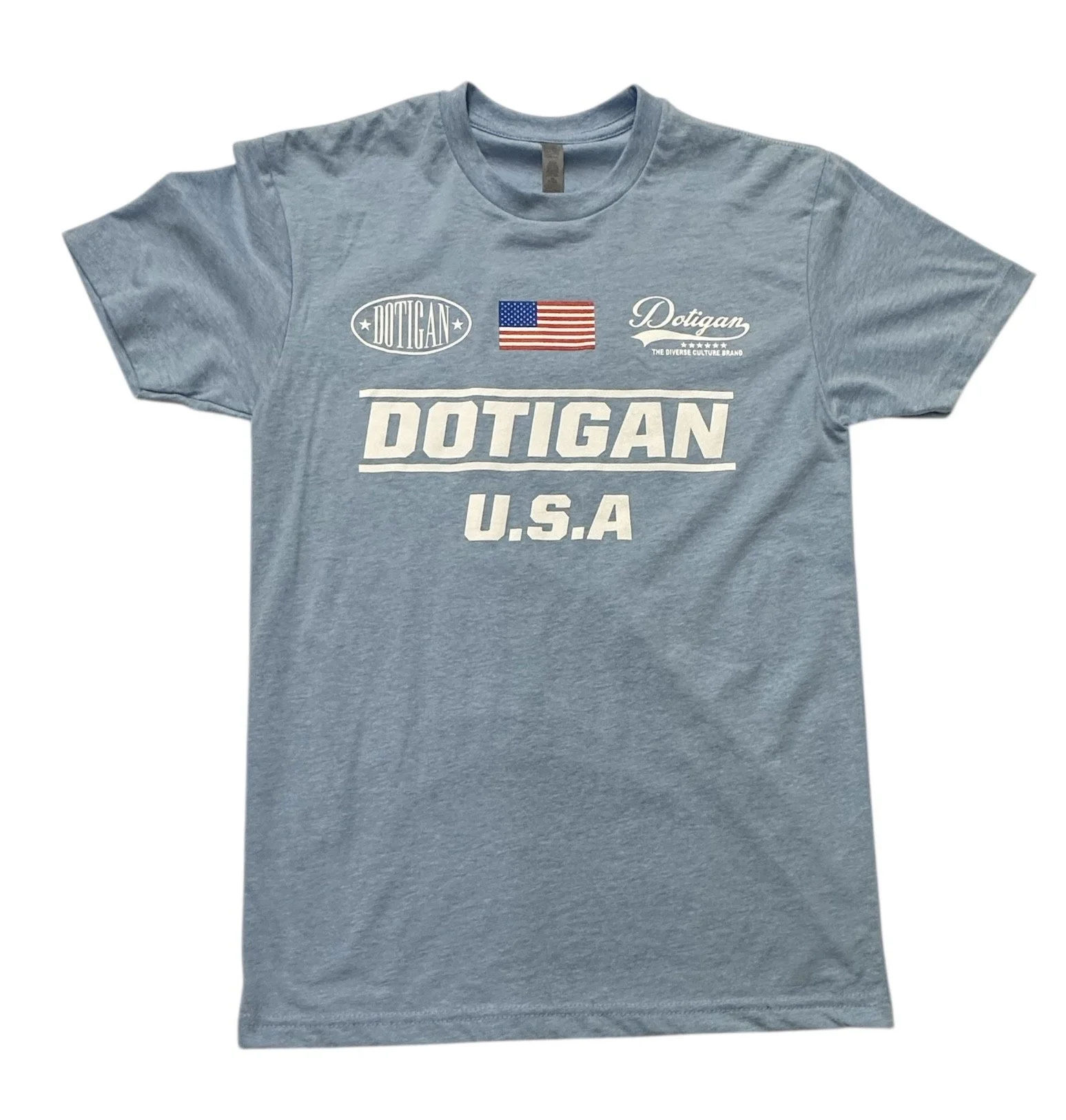 U.S.A TEE - COLUMBIA BLUE