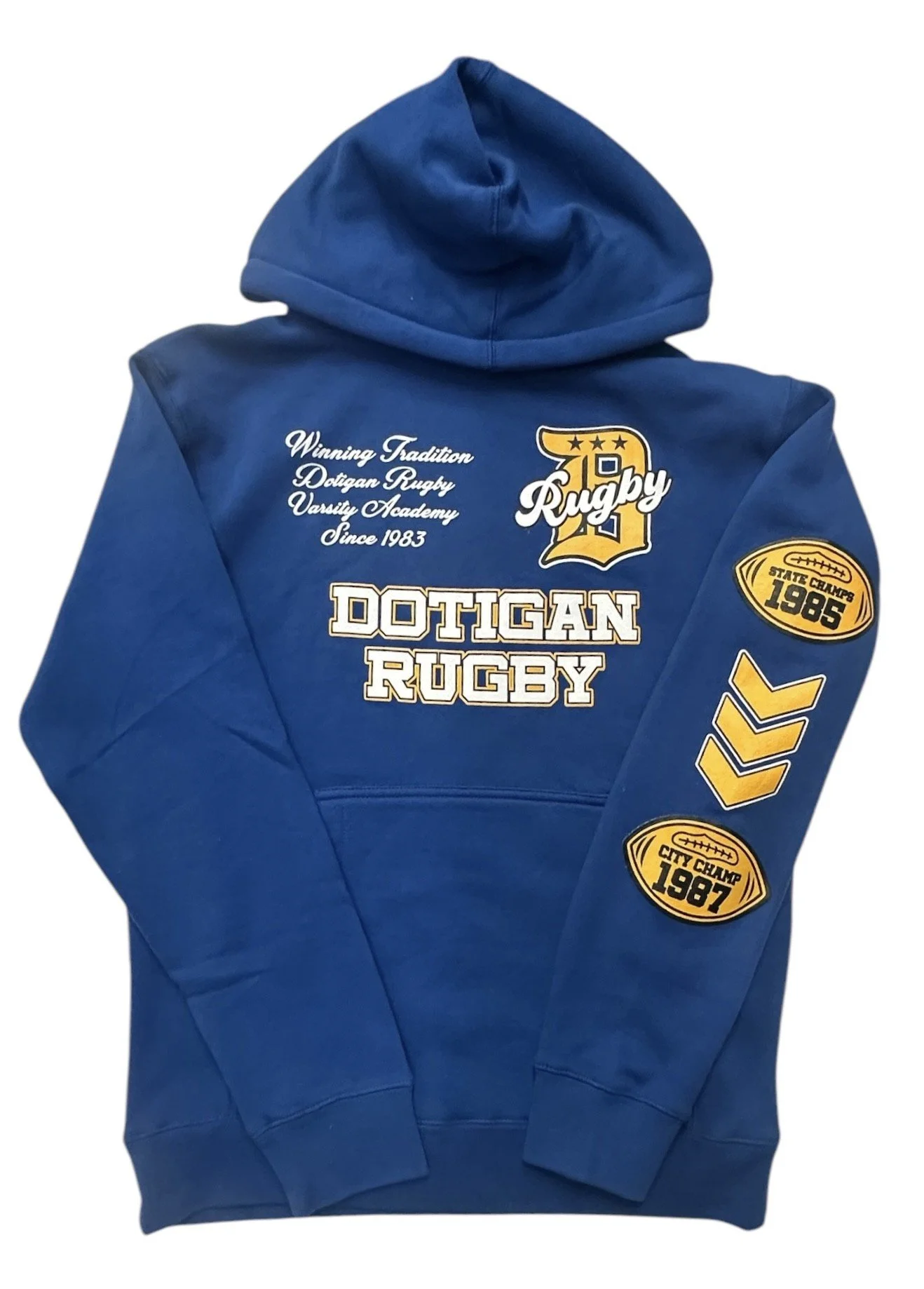 DOTIGAN RUGBY HOODIE  - ROYAL BLUE