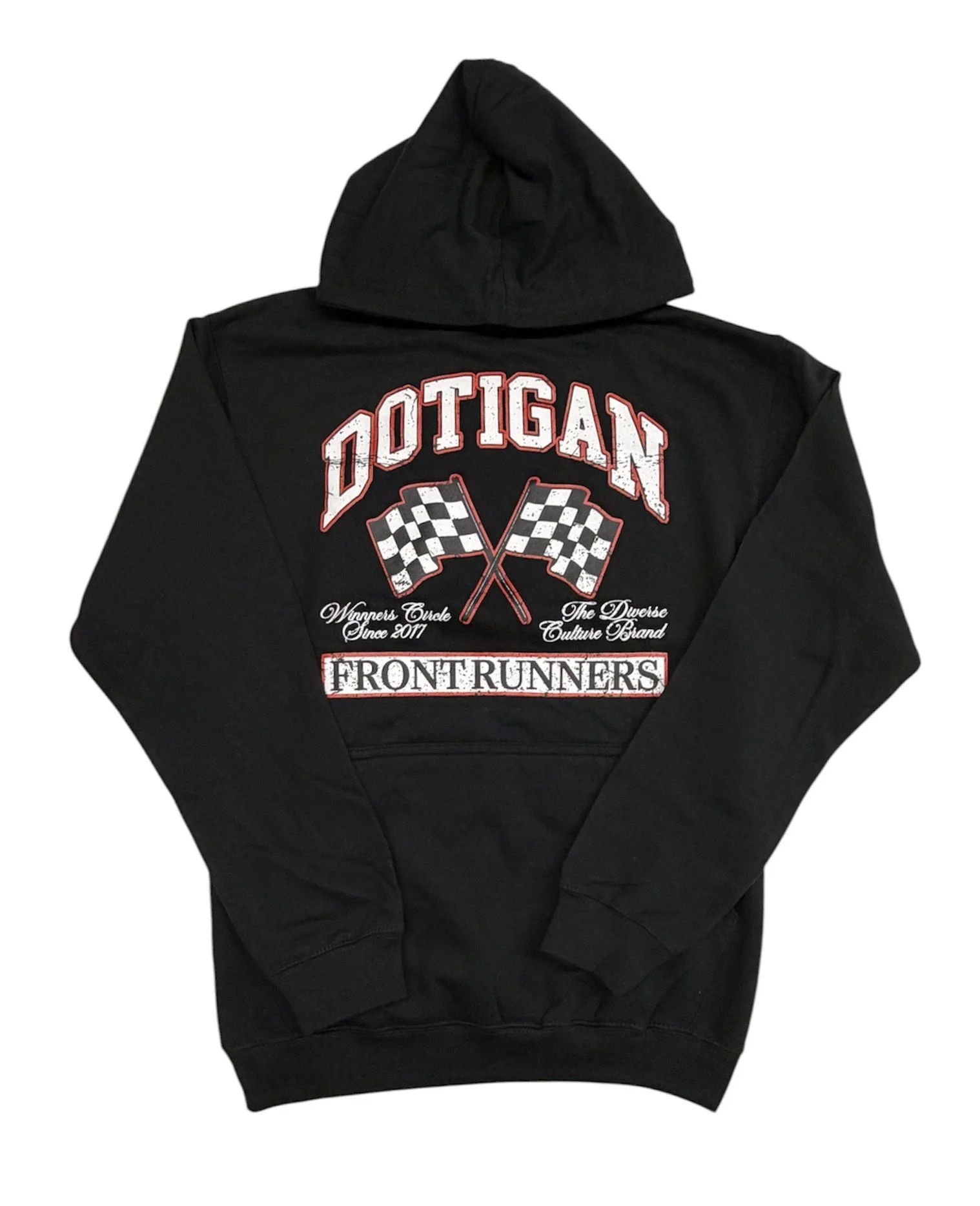 FRONT RUNNERS HOODIE - BLACK