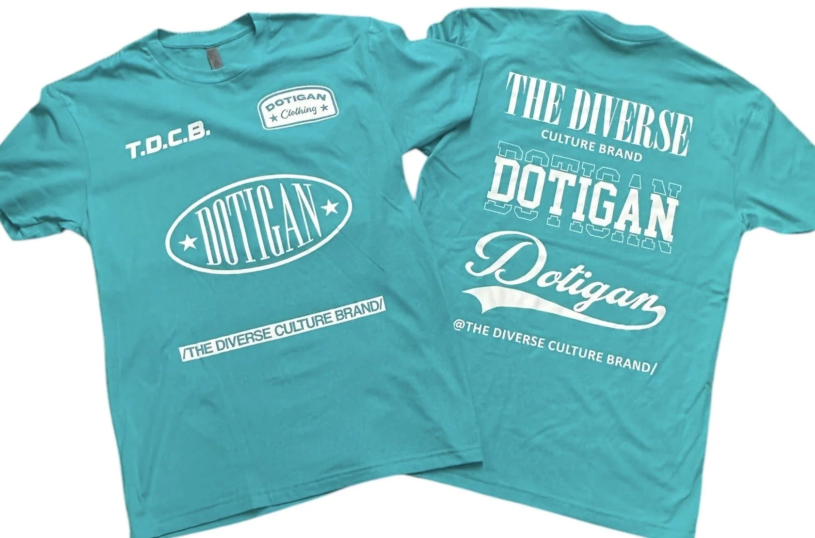 MULTI LOGO TEE - TEAL