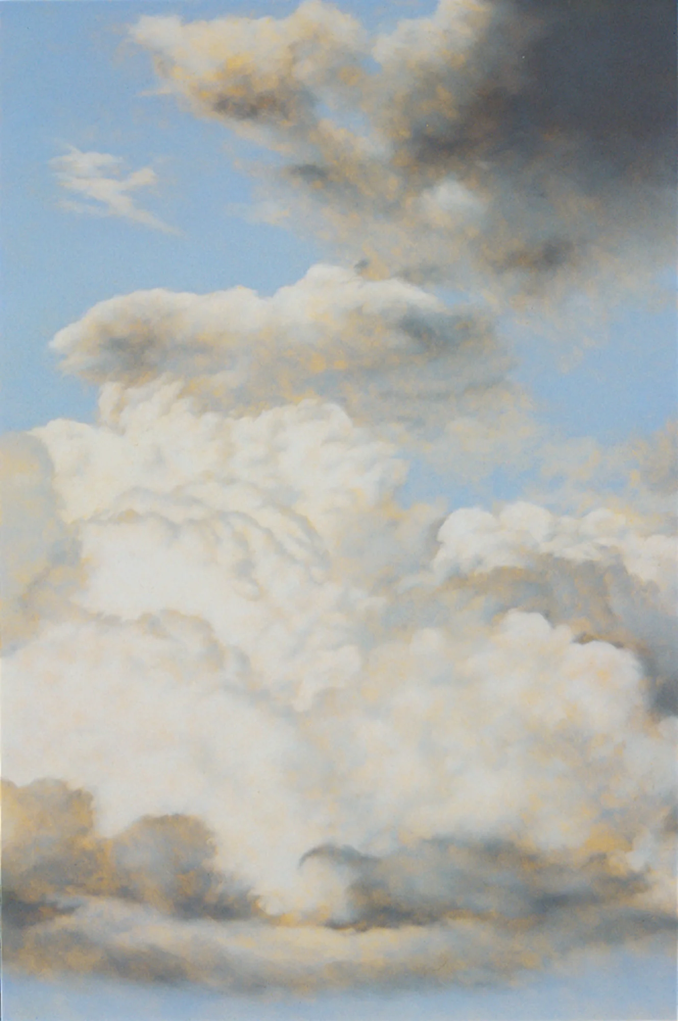  Sky Studies, 12"x18", Oil on Panel, Collection: Victor Keen, PA 