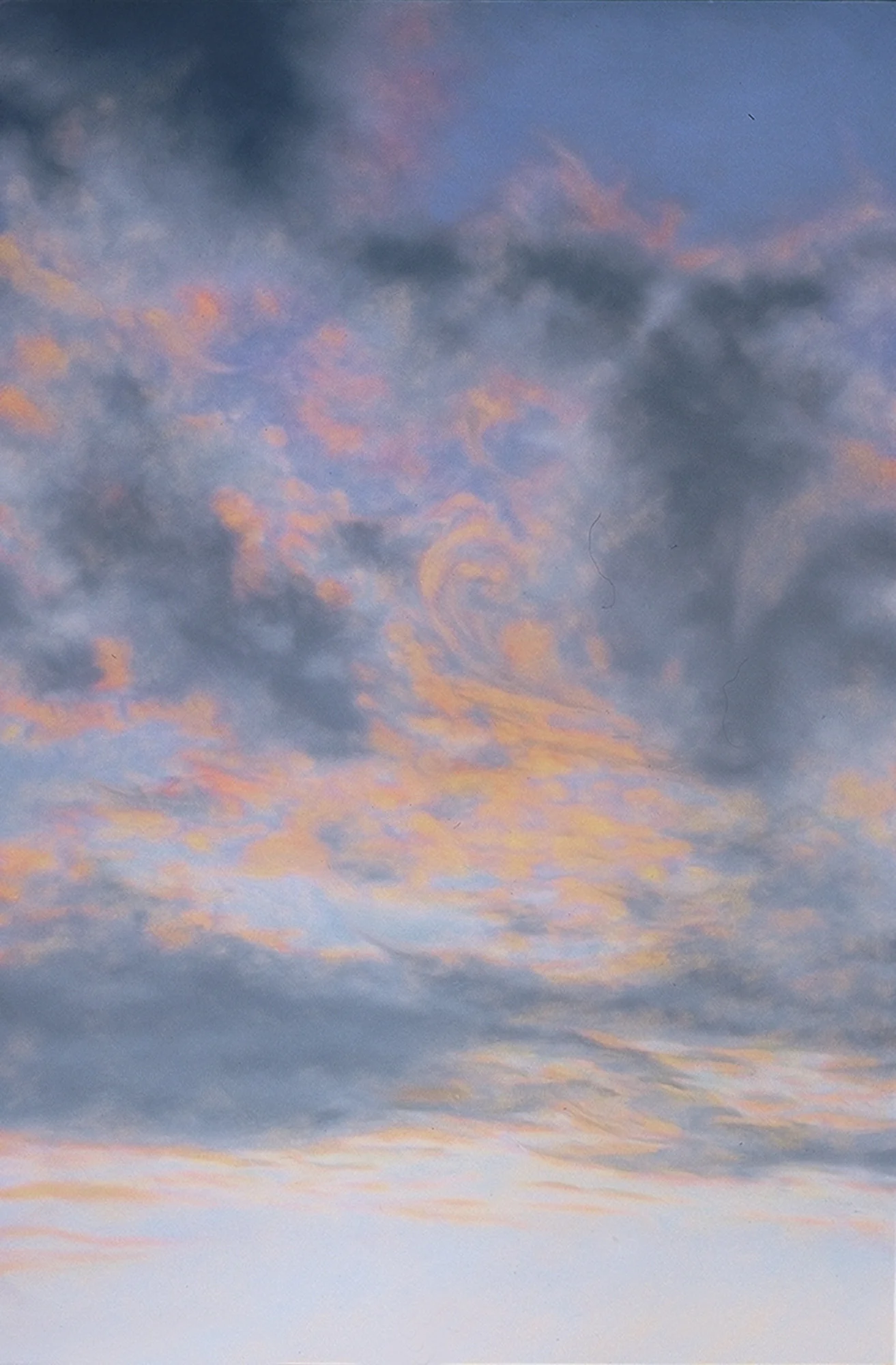 Sky Studies, 12"x18", Oil on Panel, Private Collection