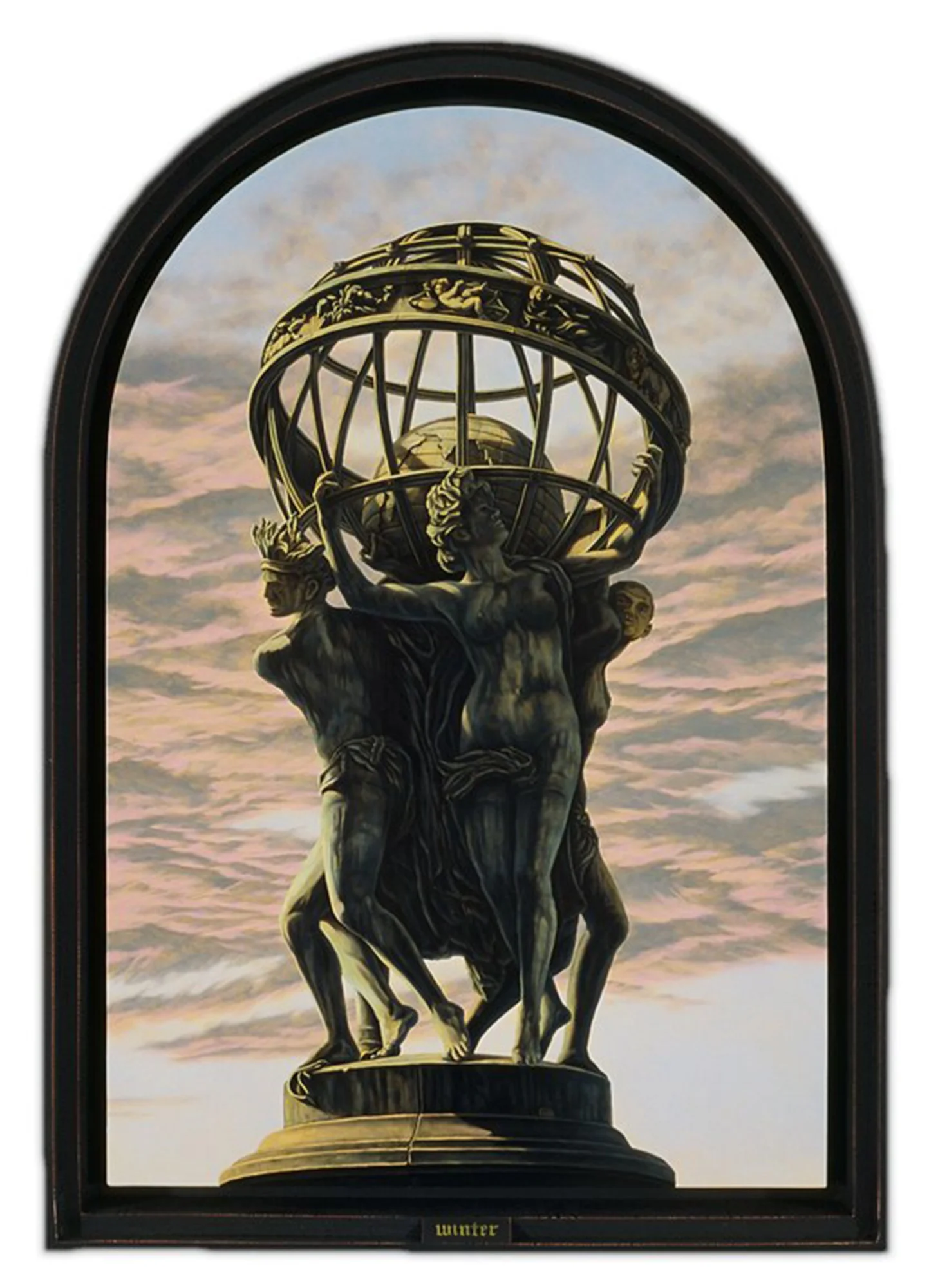  Winter, 12"x18", 2003, Oil on Panel, Collection: Leslie Heller, NY 