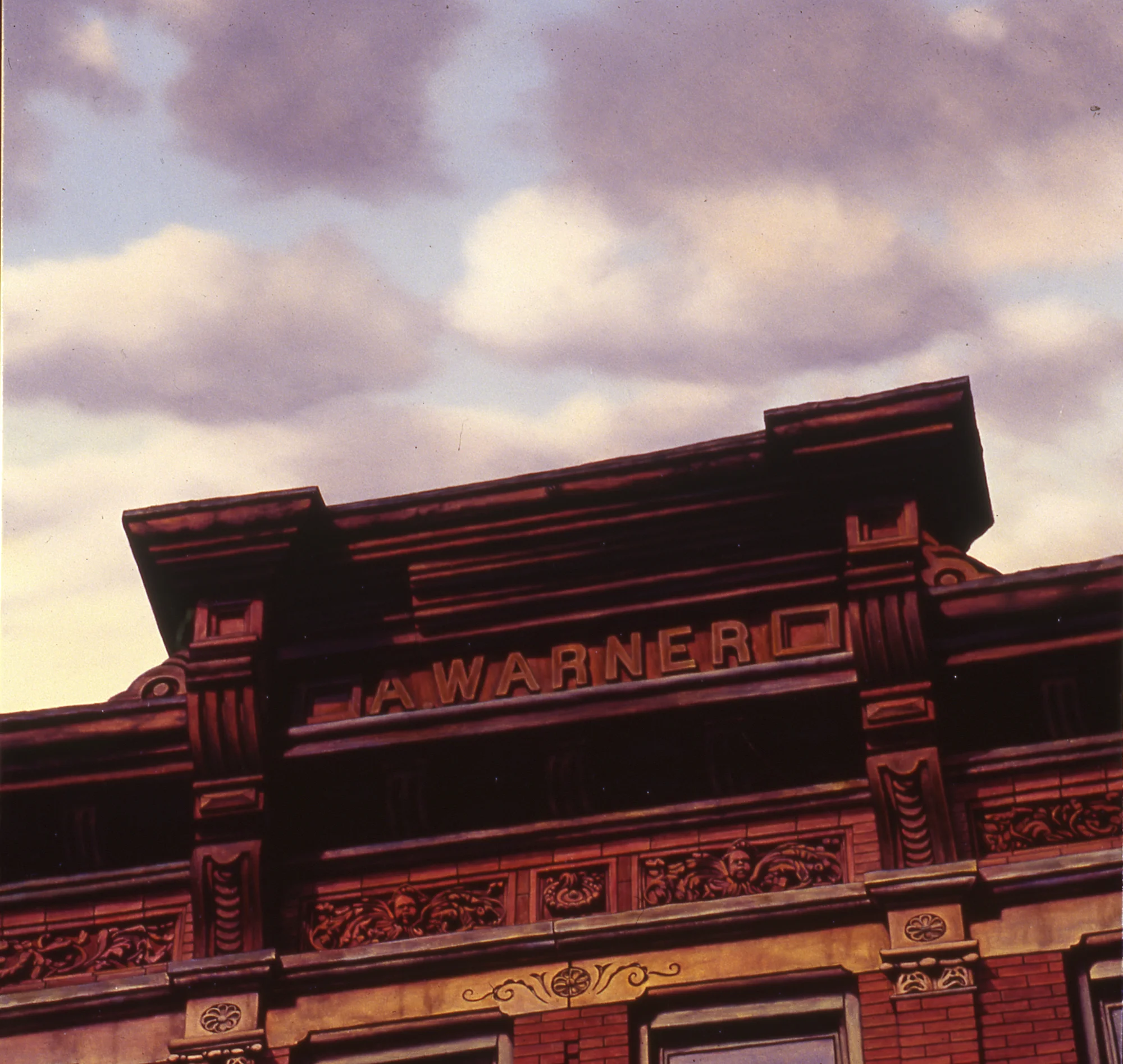  A. Warner,&nbsp;12"x12", 1994, Oil on Masonite, Collection: Rick Segal, NY&nbsp; 