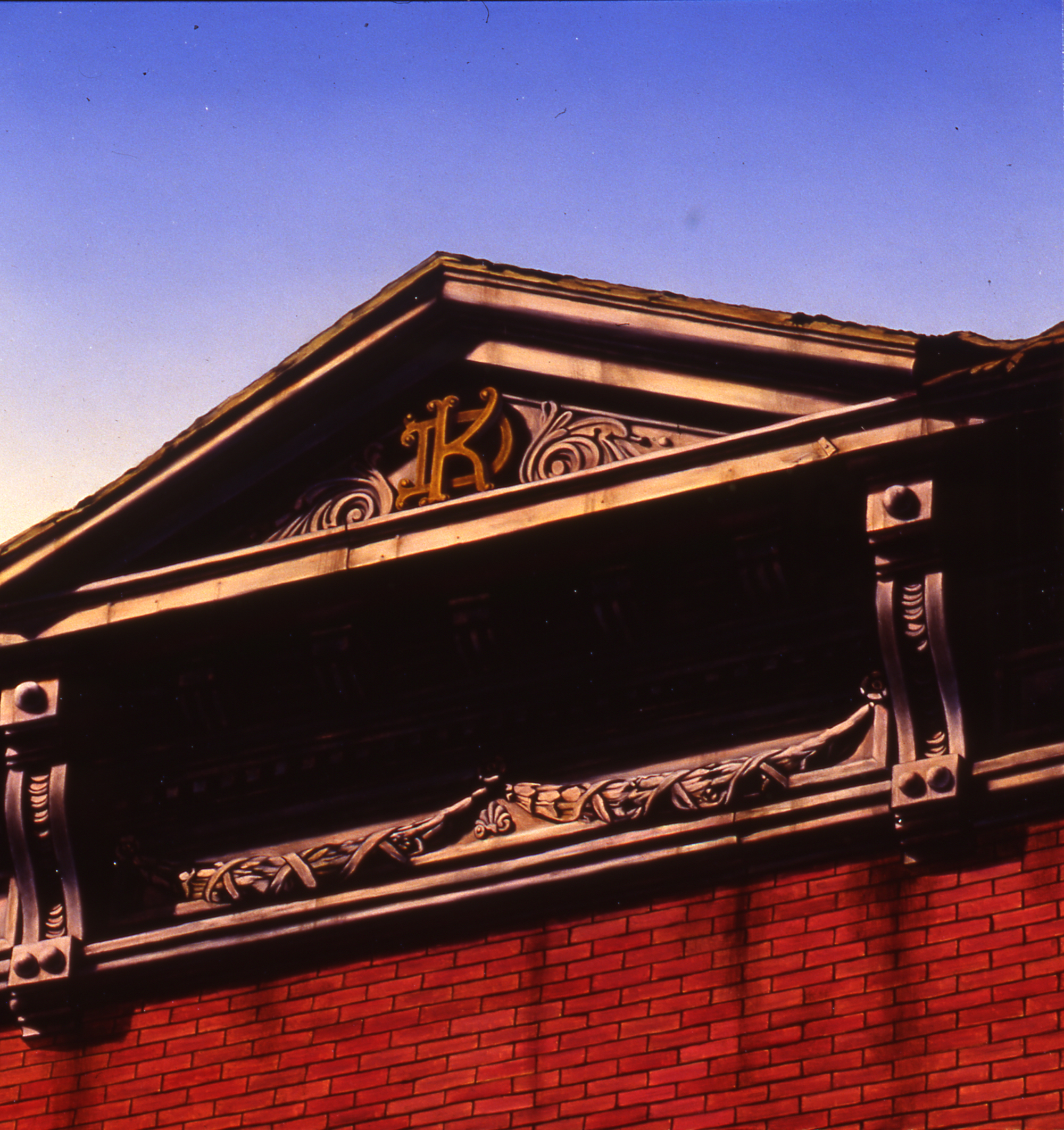  O.K.,&nbsp;12"x12", 1994, Oil on Masonite, Collection: Private Collection 