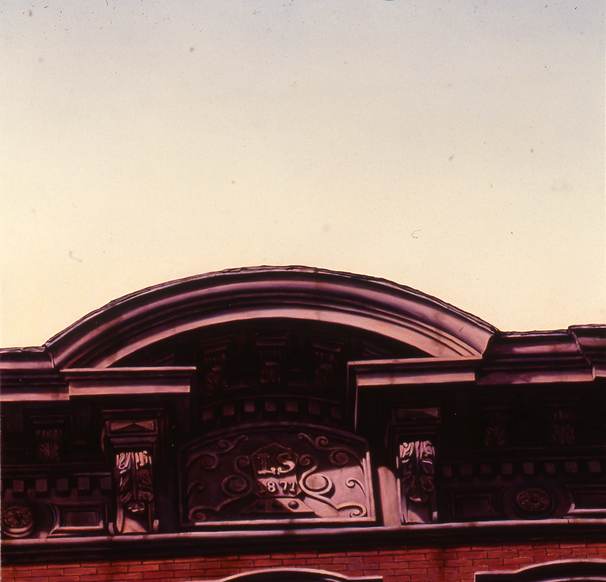  L.S. 1871-Two,&nbsp;12"x12", 1994, Oil on Masonite, Collection: Grey Advertising, Inc., NY 