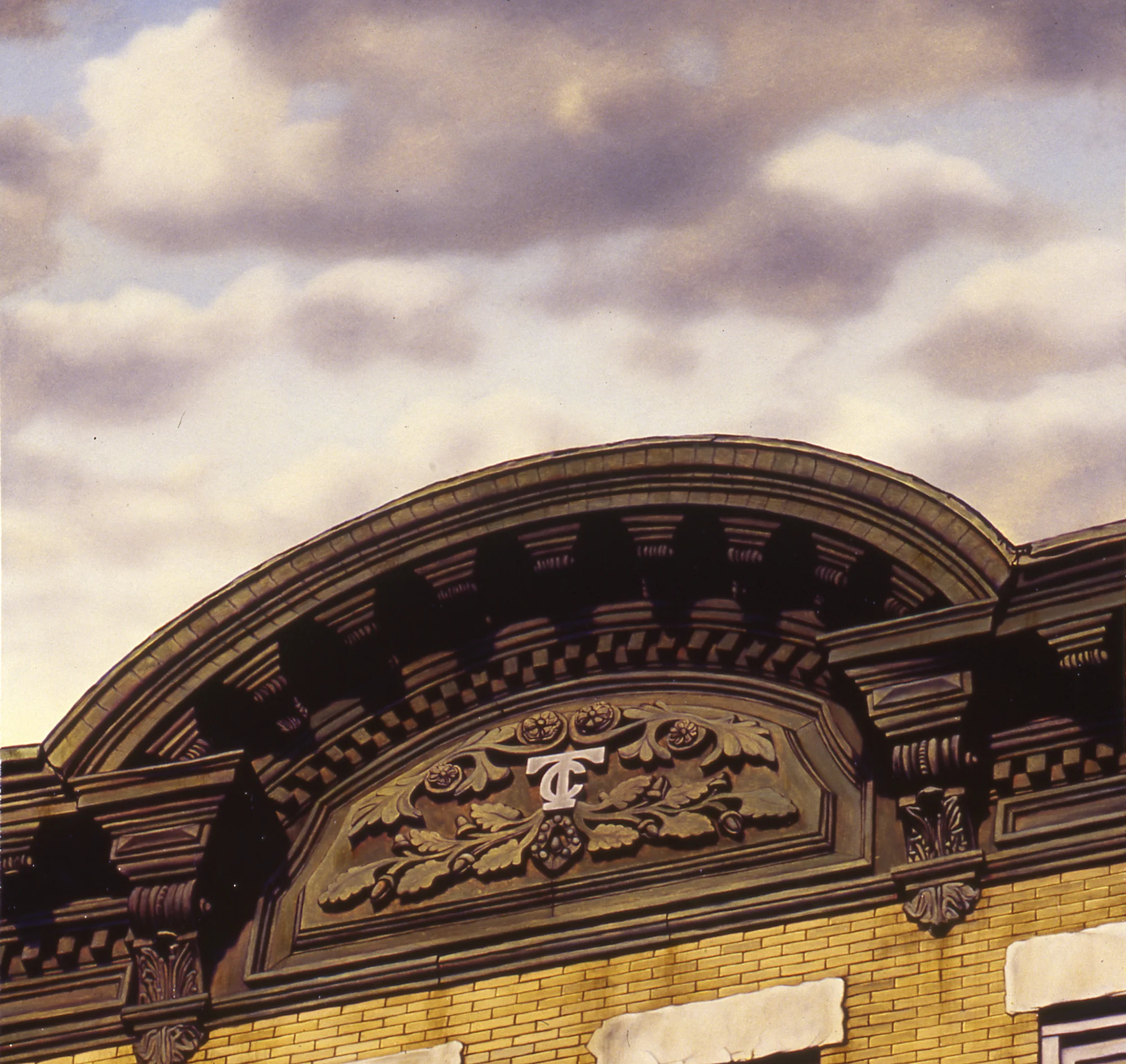  T.C.,&nbsp;12"x12", 1994, Oil on Masonite, Collection: Connie Vick, PA 