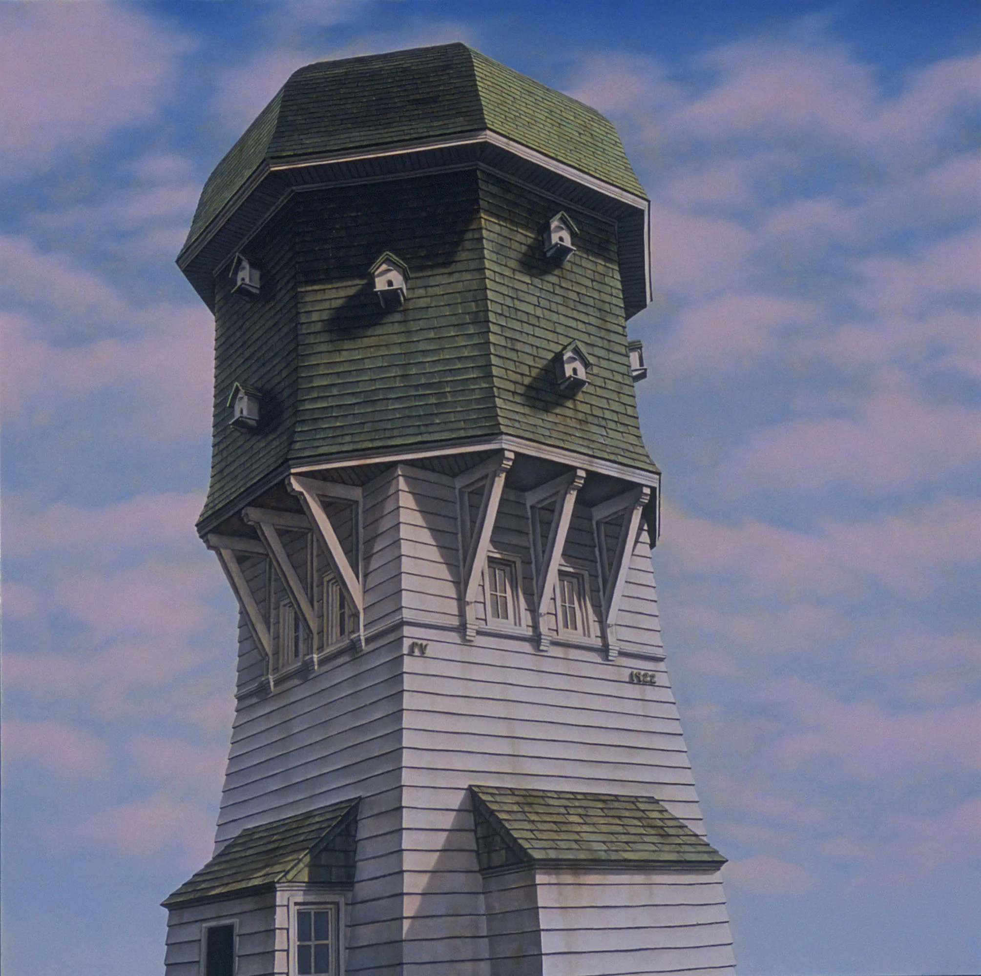  Pine Valley Tree House, 24"x24", 2003, Collection: Tom and Jean Coakley, PA 