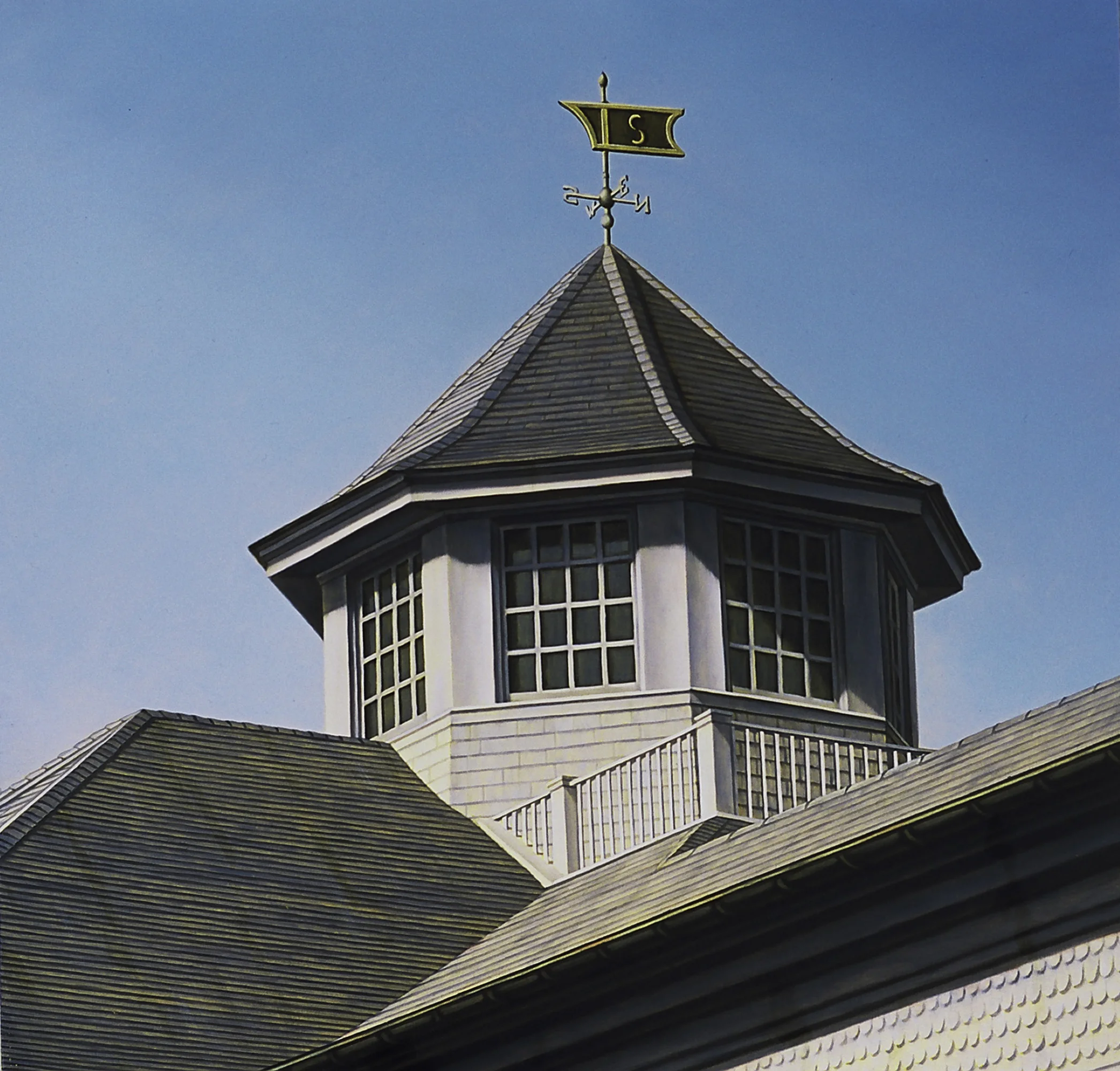  Sebonac, 12"x12", 2009, Oil on Panel, Collection: Jim Carey 