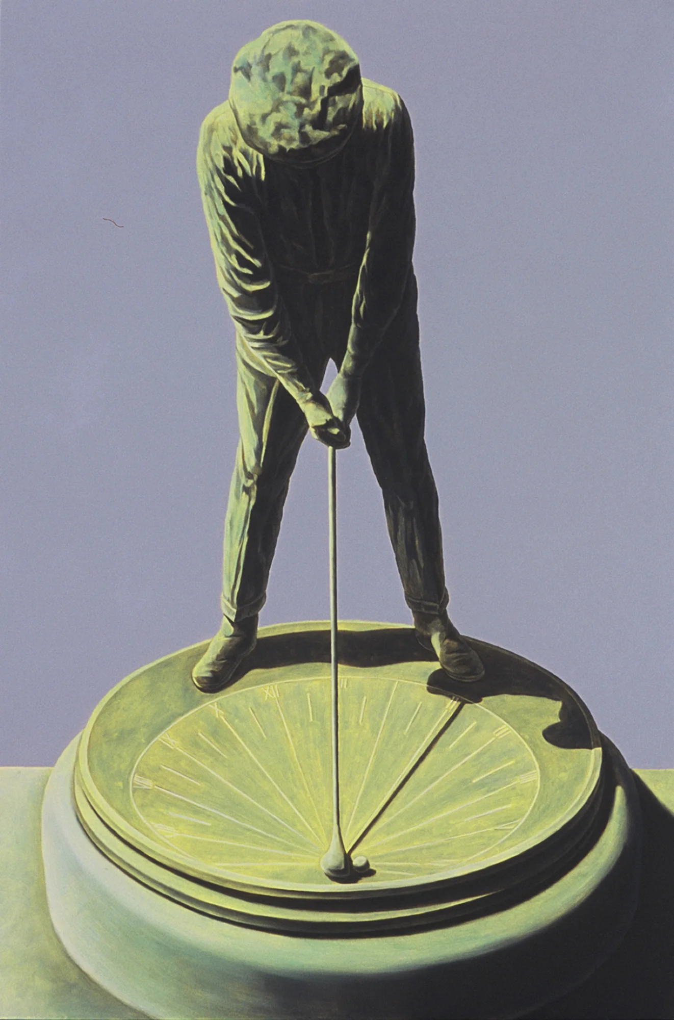  Donald Ross, Sundial, 18"x12", 2009, Oil on Panel, Collection: Tom and Jean Coakley, PA 