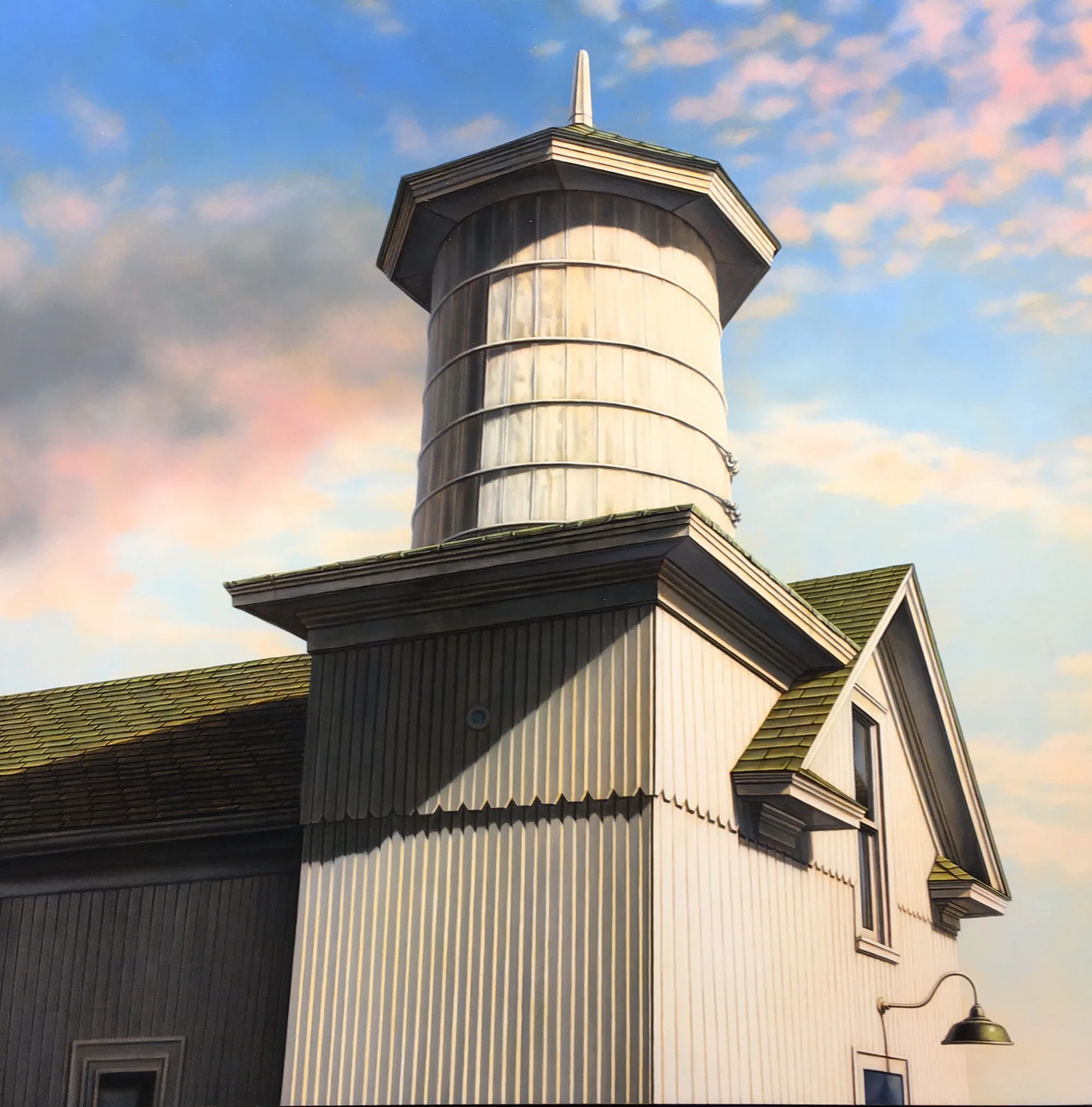  Friar's Head, 20"x20", 2015, Oil on Panel, Price on Request 