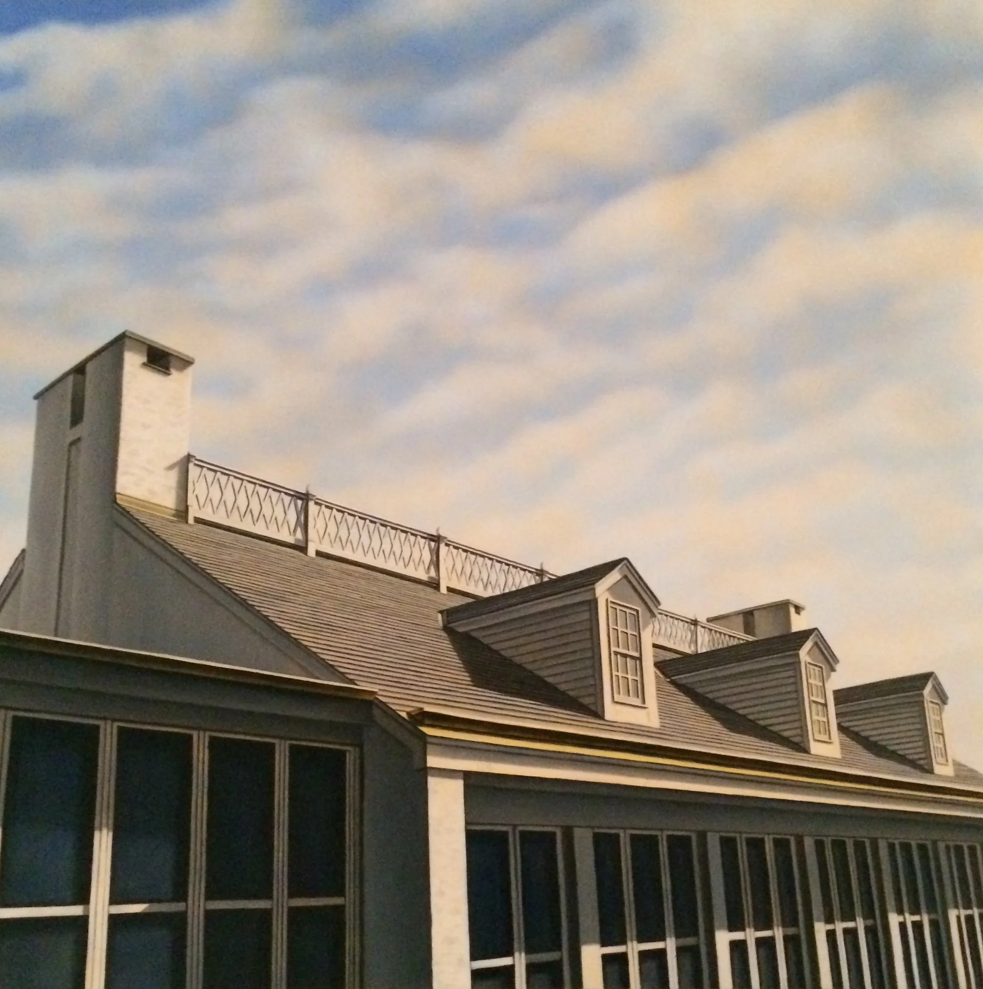  Merion, 16"x16", 2012, Oil on Panel, Collection: Jon and Vicki Warner, PA 