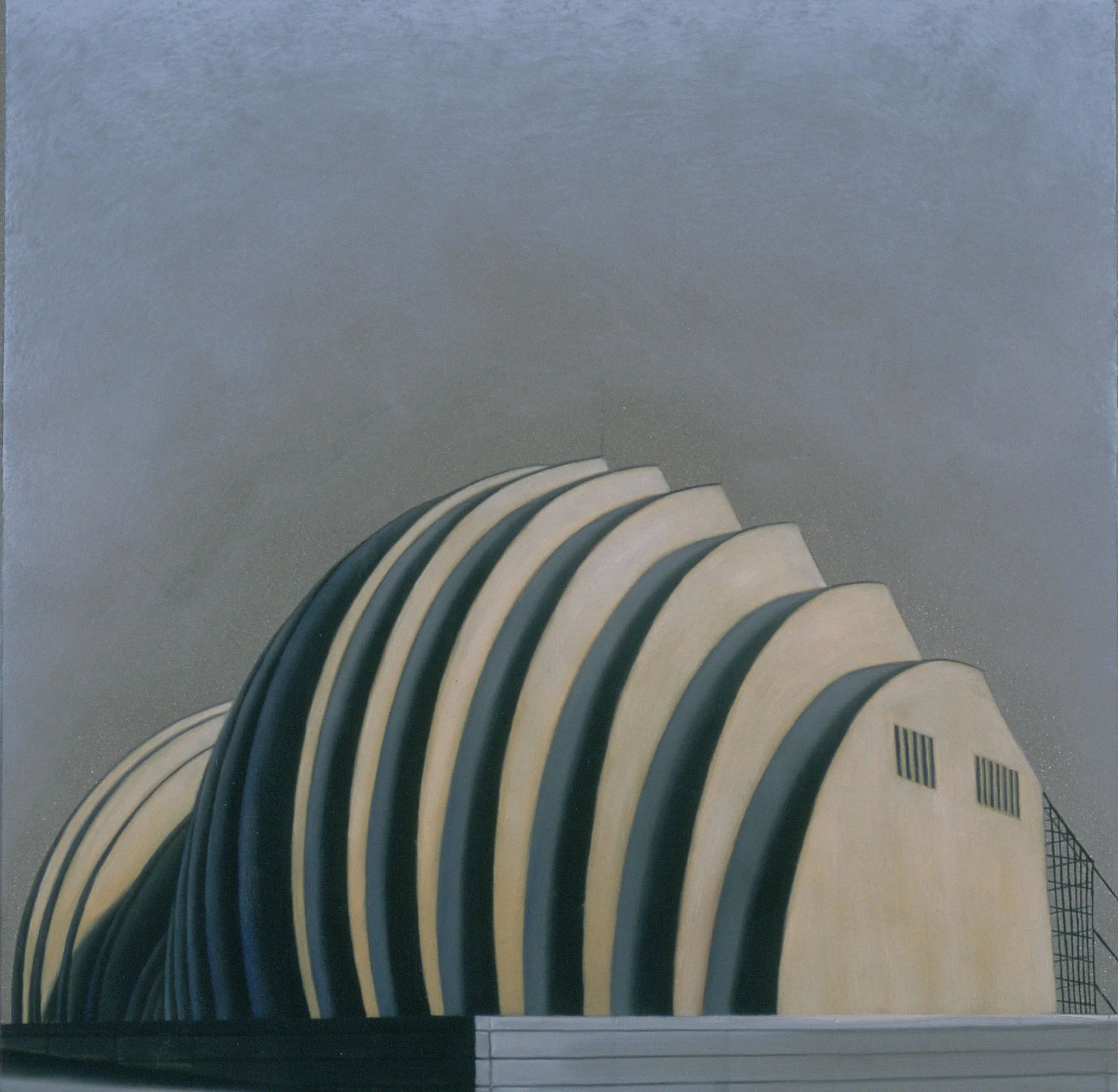  K.C.P.A., 12"x12", 2012, Oil on Steel, Collection: Nicholas Kemper, MO 