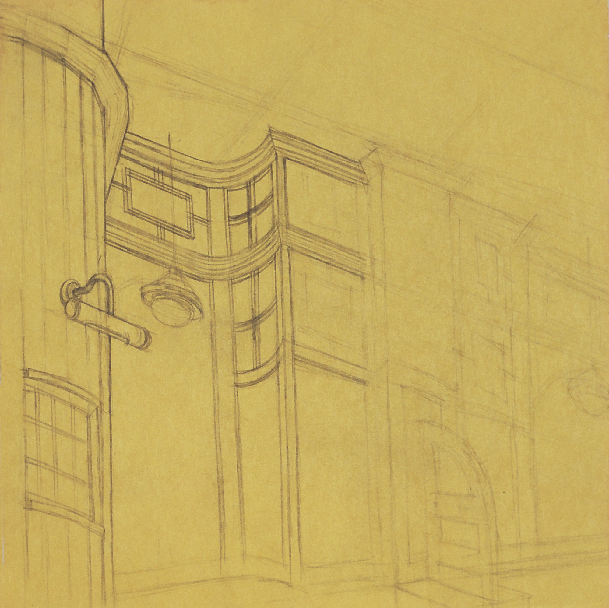  10"x10", 1995, Graphite and Oil Pigment on Paper, Price on Request 