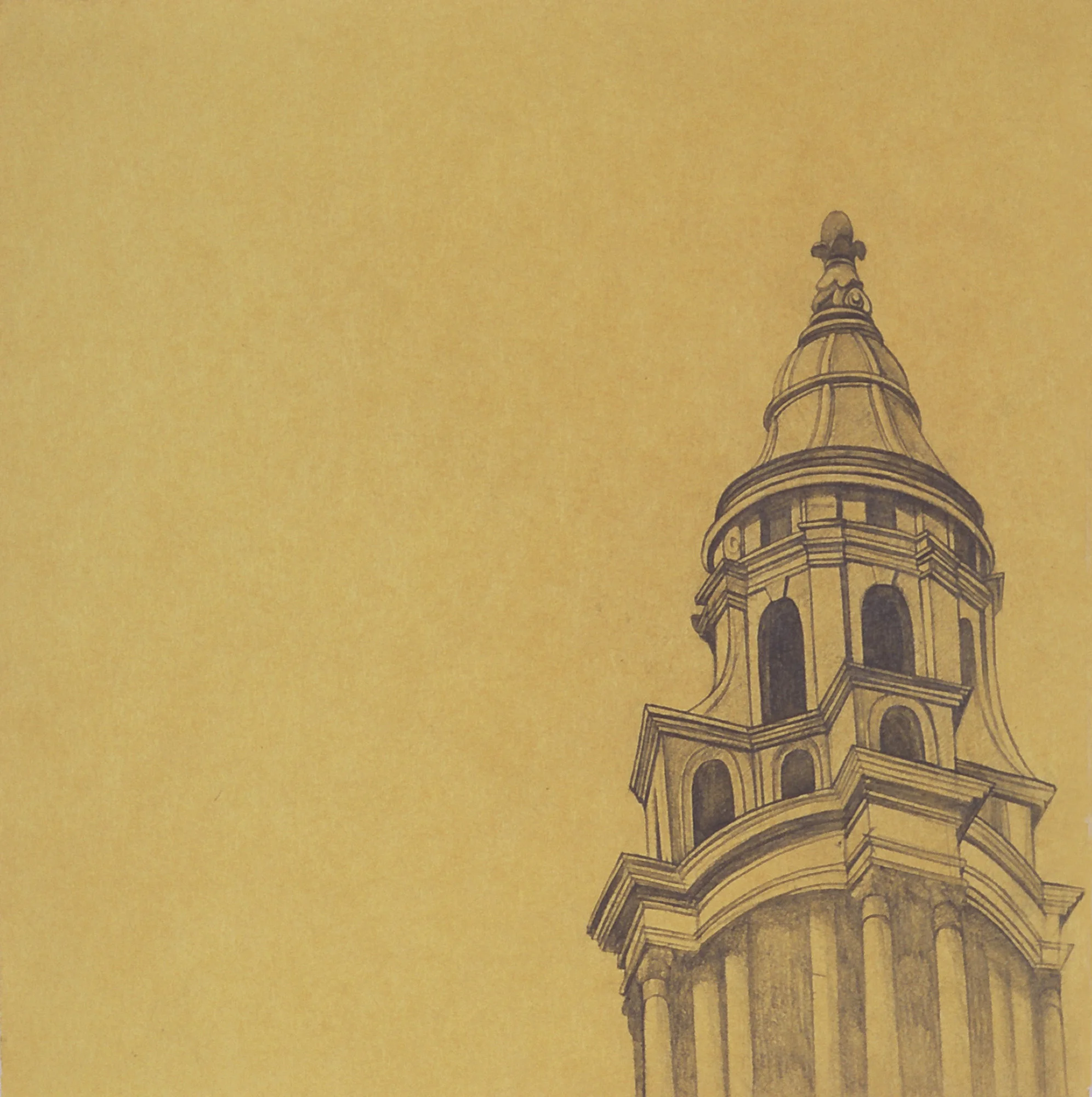  10"x10", 1995, Graphite and Oil Pigment on Paper, Price on Request 