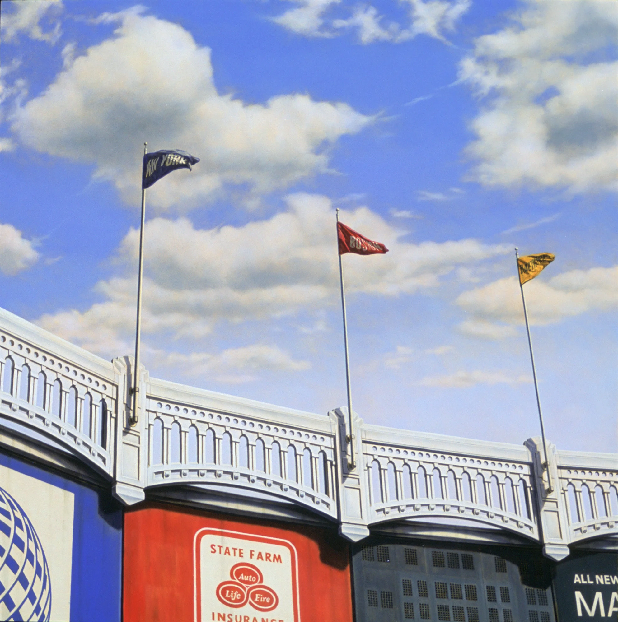 Yankee Stadium, 20"x20", 2010, Oil on Panel, Price on Request