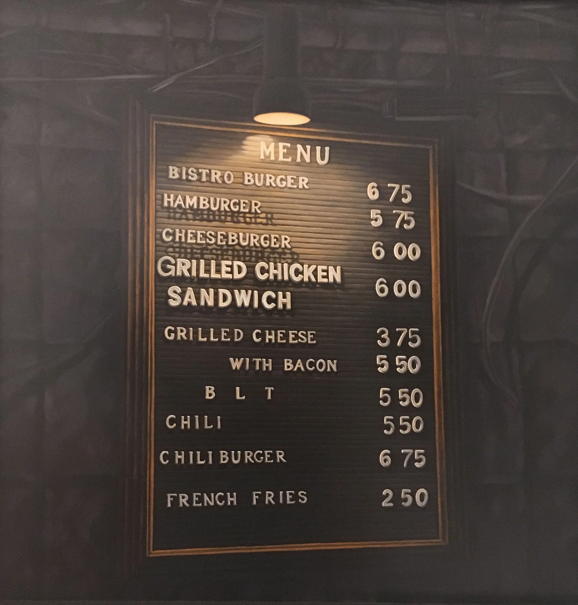  Corner Bistro (back), 24"x24", 2011, Oil on Panel, Price on Request 