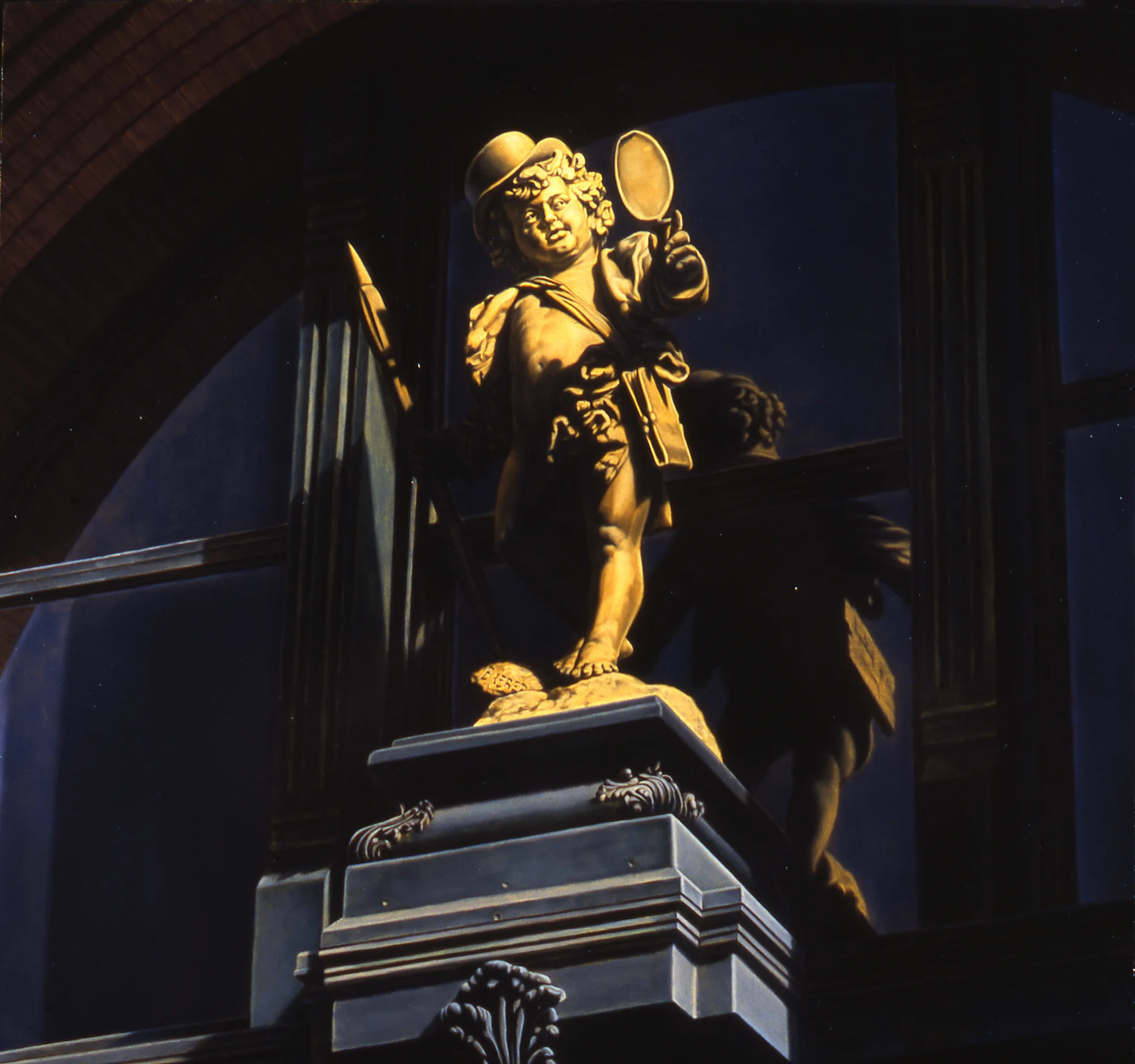  Reflection, 16"x16", 2010, Oil on Panel, Price on Request 