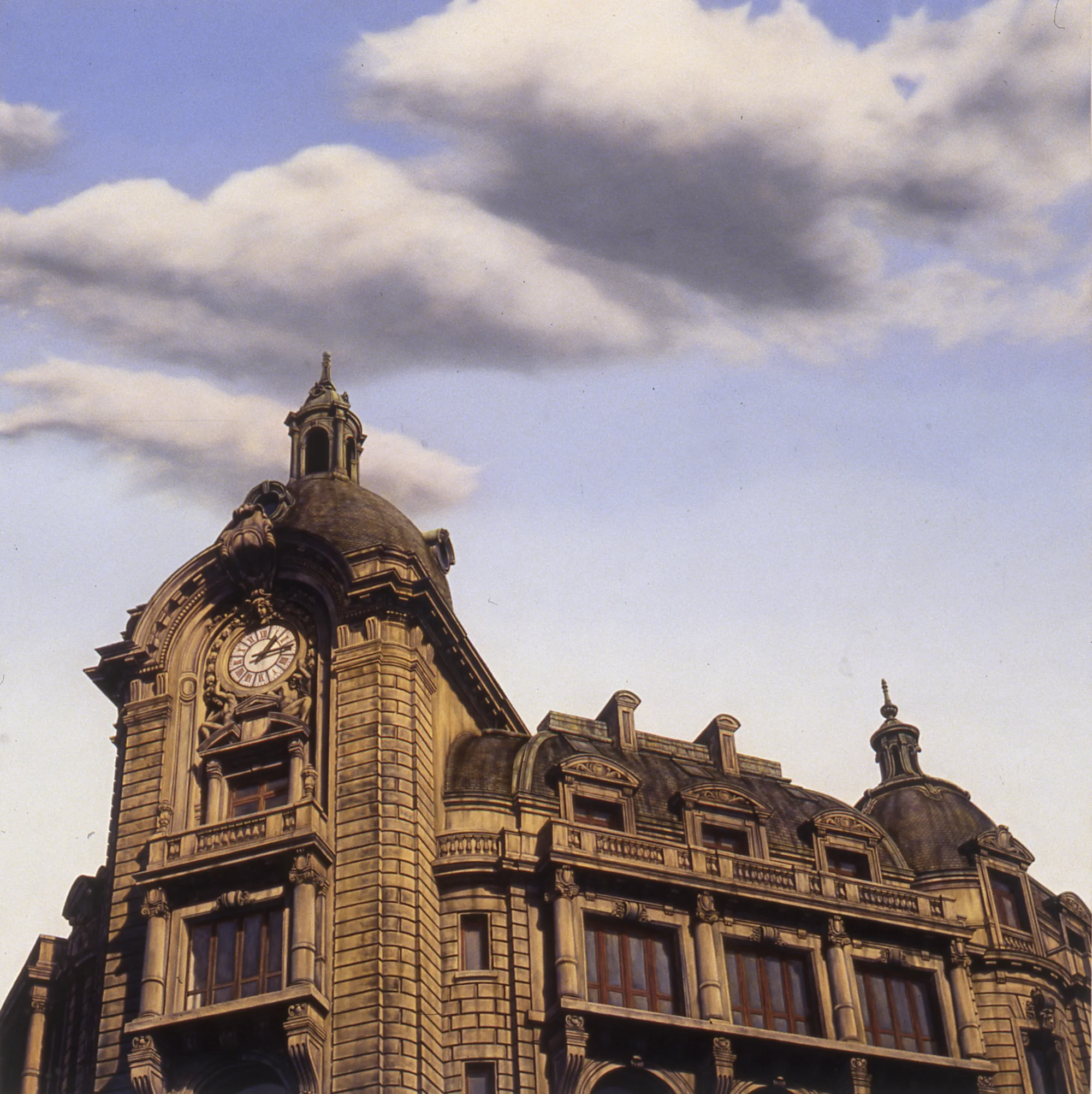  Rue Reaumur,&nbsp;48"x48", 1996, Oil on Masonite, Collection: Commerce Bancshares Inc., MO 
