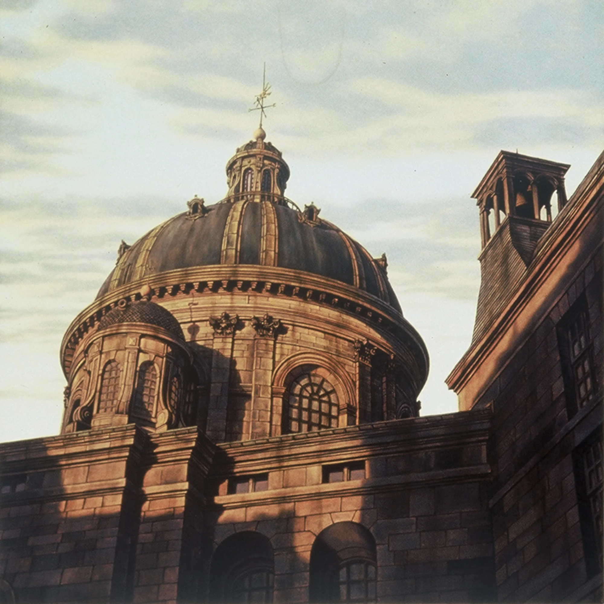  Instit De France,&nbsp;16"x16", 1995, Oil on Masonite, Collection: Commerce Bancshares Inc., MO 