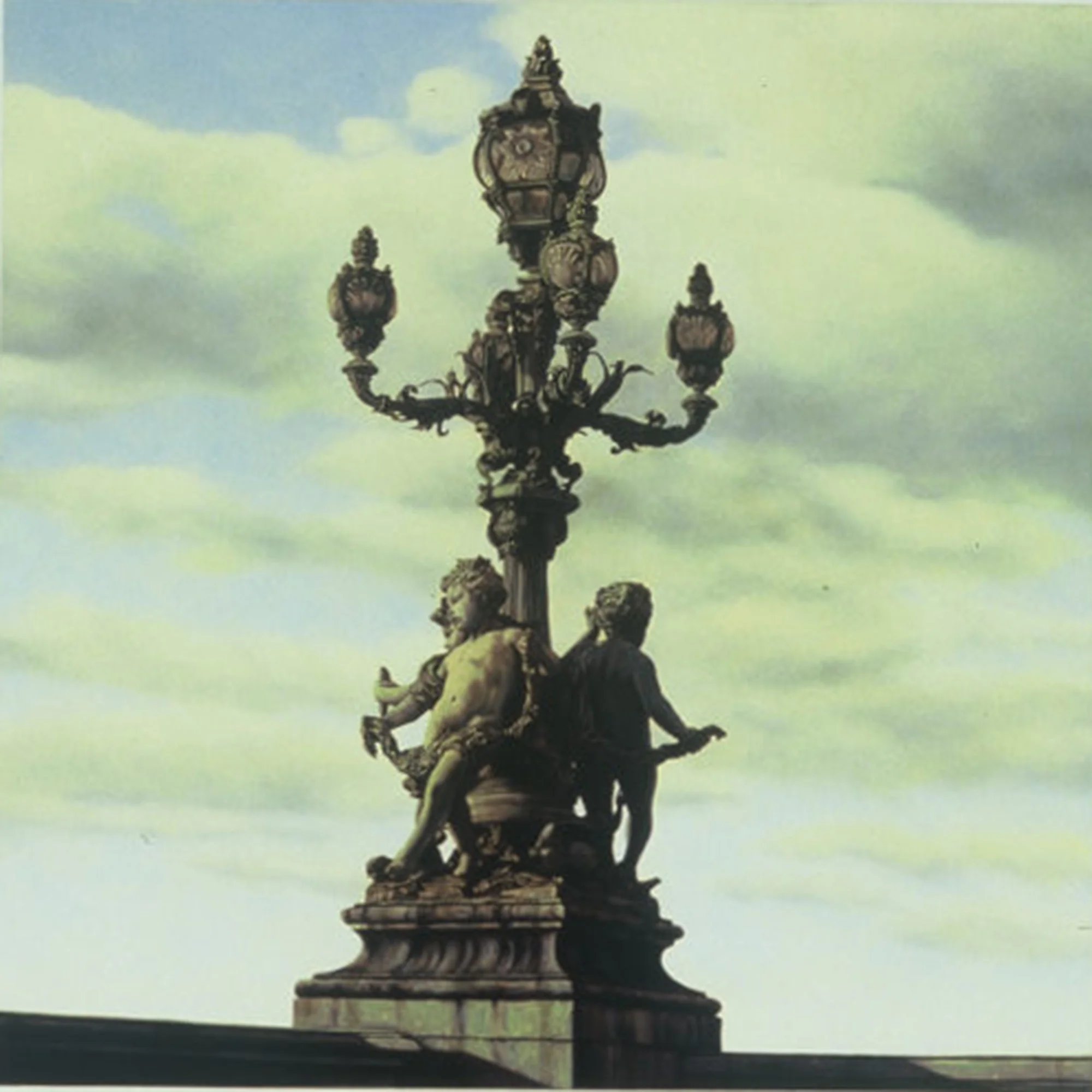  Pont Alexander III, 16"x16", 1995, Oil on Masonite, Collection: Daniel Kagan, NY 