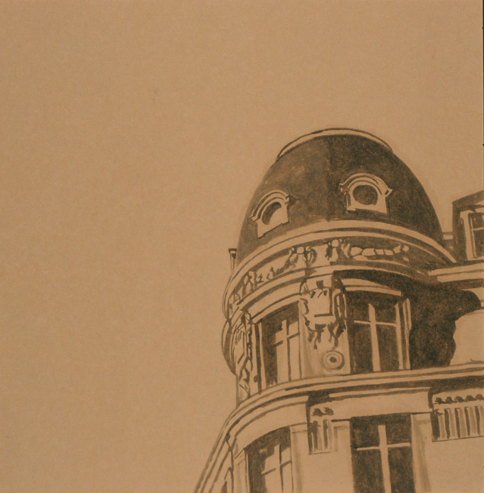  Untitled I, 10"x10", 1996, Graphite and Oil Pigment on Paper, Price on Request 