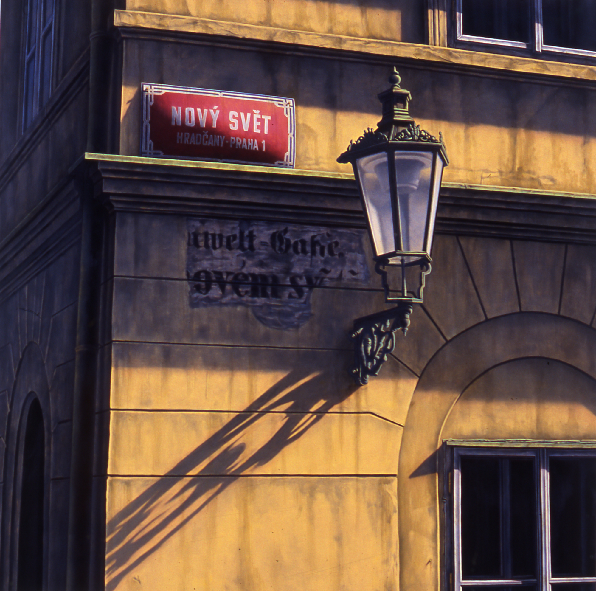  Novy Swet, 24"x24", 2005,&nbsp;Oil on Masonite, Collection: Mr. &amp; Mrs. Bill Gorin 