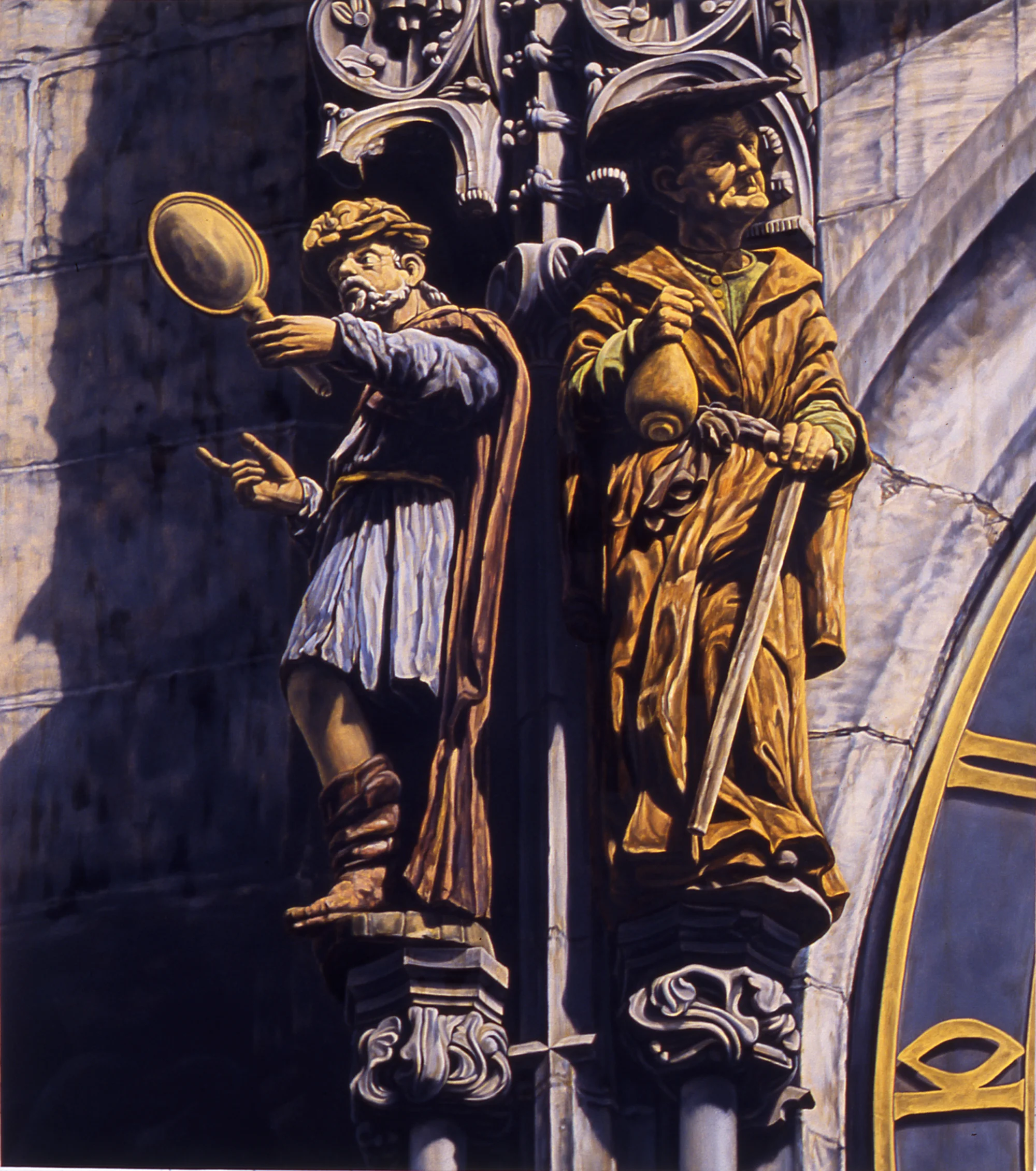 Vanity and Greed, 17"x15", 2006, Oil on Panel, Collection: Dr. & Mrs. Scott Spiro, NJ