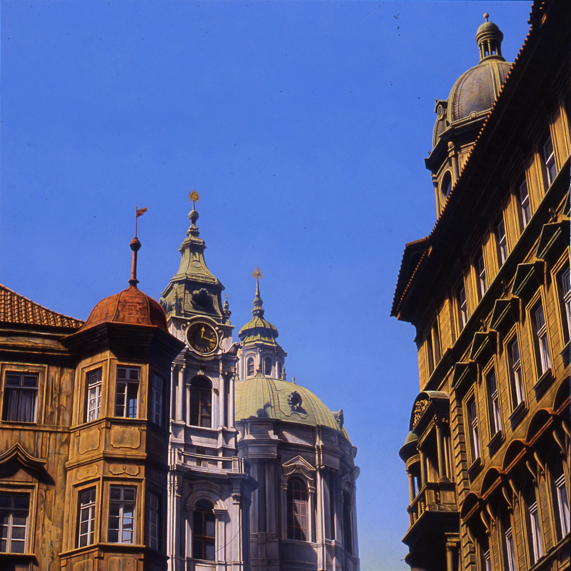Church of St. Nicholas, 32"x32", 2005, Oil on Masonite, Collection: David and Alexis Trahan, LA