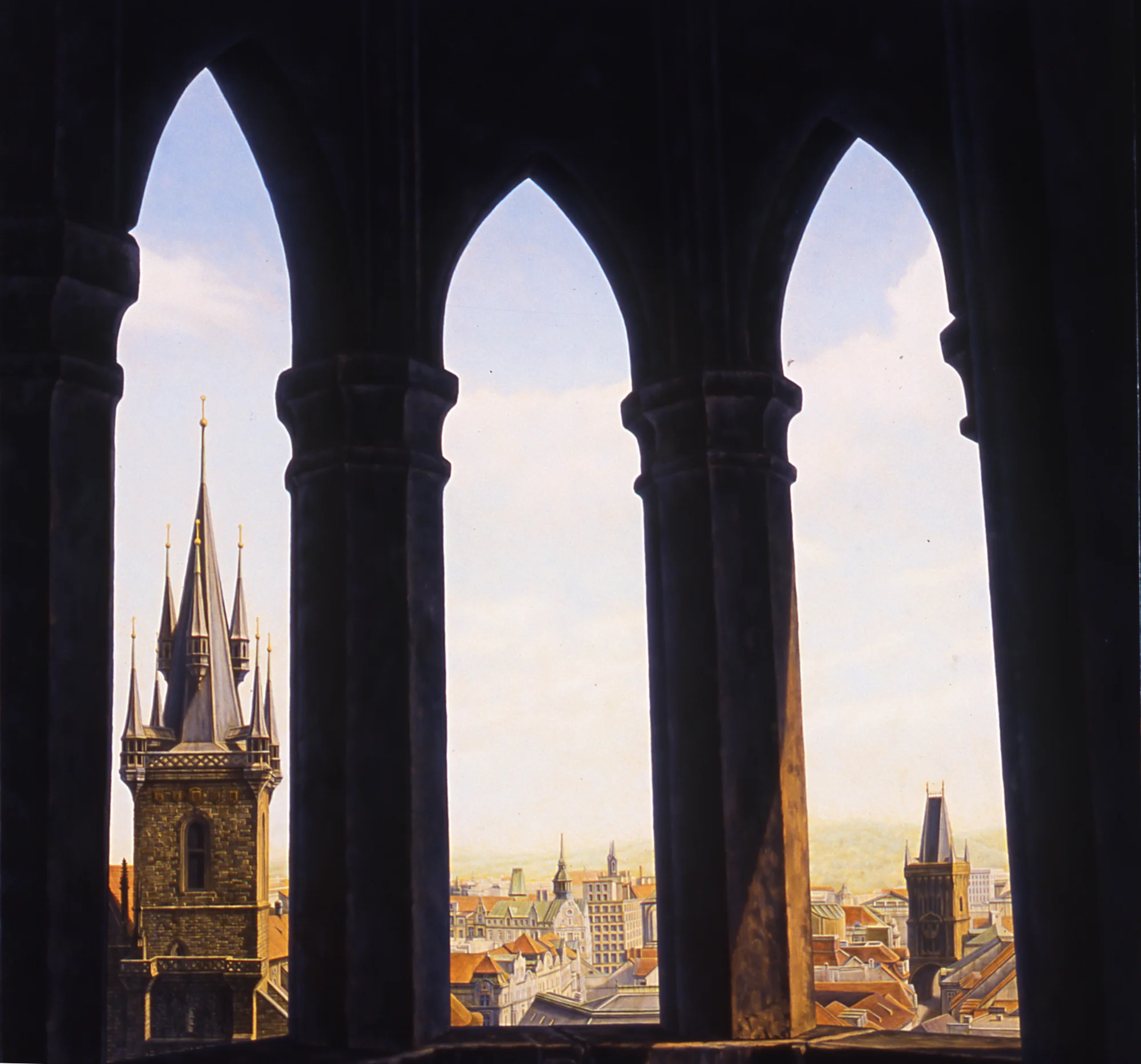  Trilogy, 24"x24". 2005,&nbsp;Oil on Masonite, Price on Request 