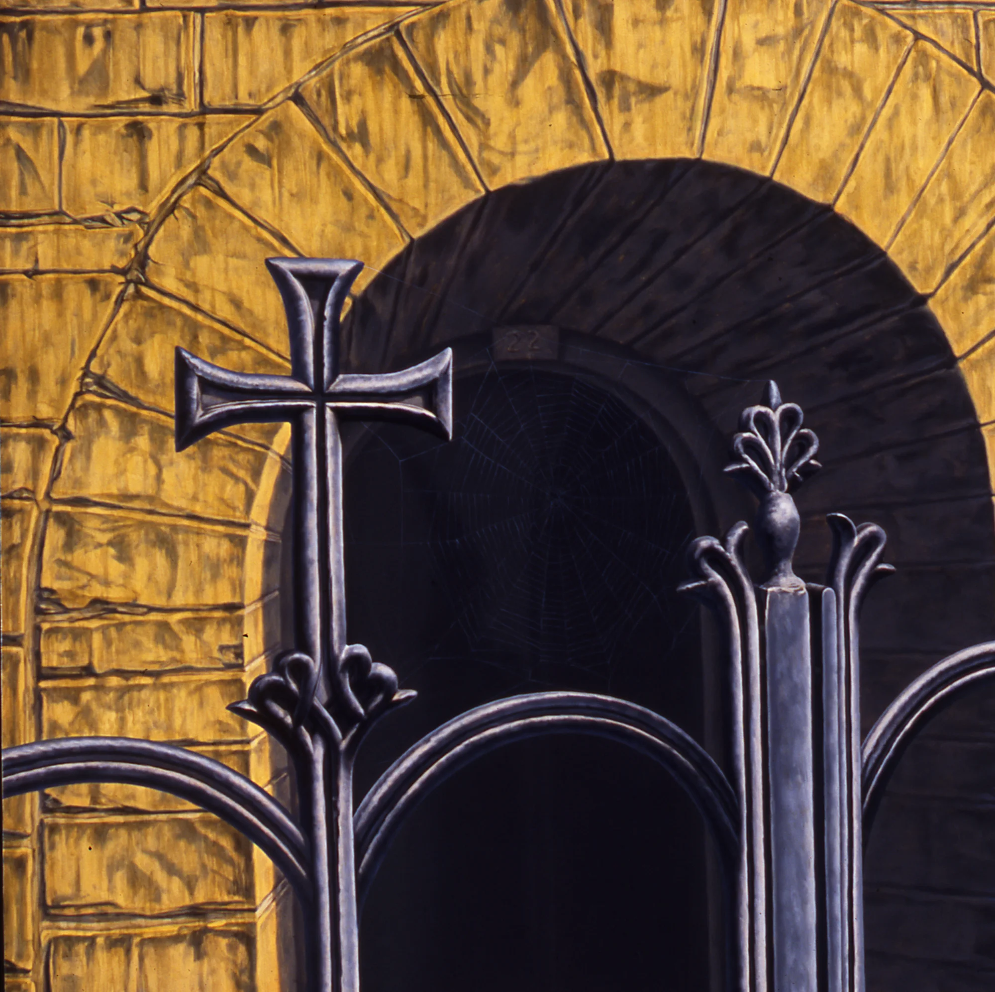  Portal, 24"x24", 2005,&nbsp;Oil on Masonite, Price on Request 