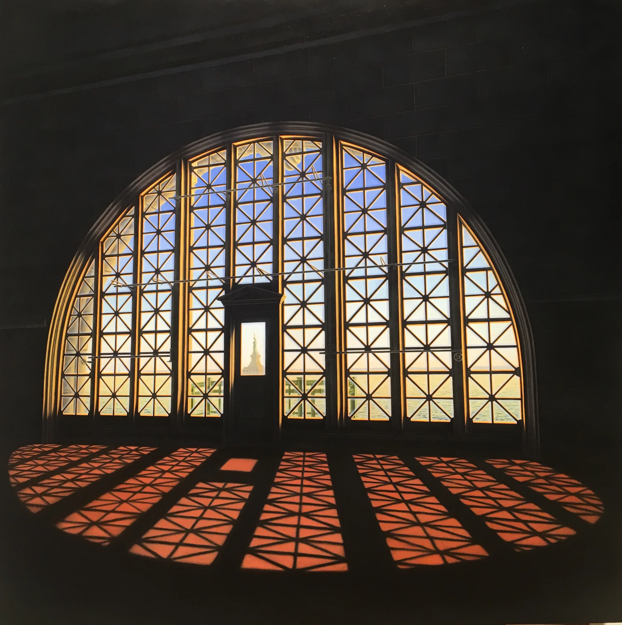  Liberty, 48"x48", 2018, Oil on Panel, Price on Request 