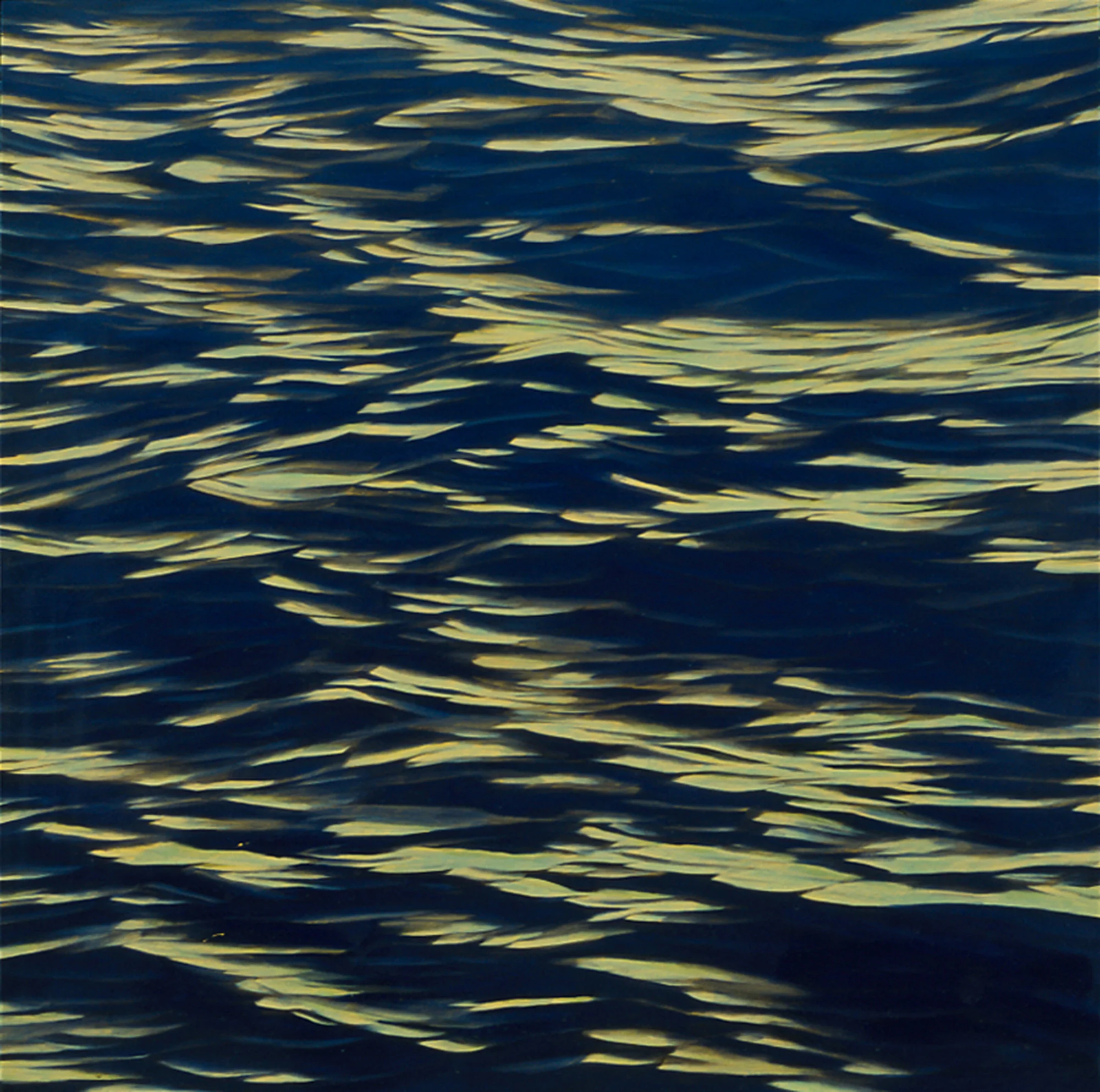 Green Water, 8"x8", 2000, Oil on Panel, Private Collection