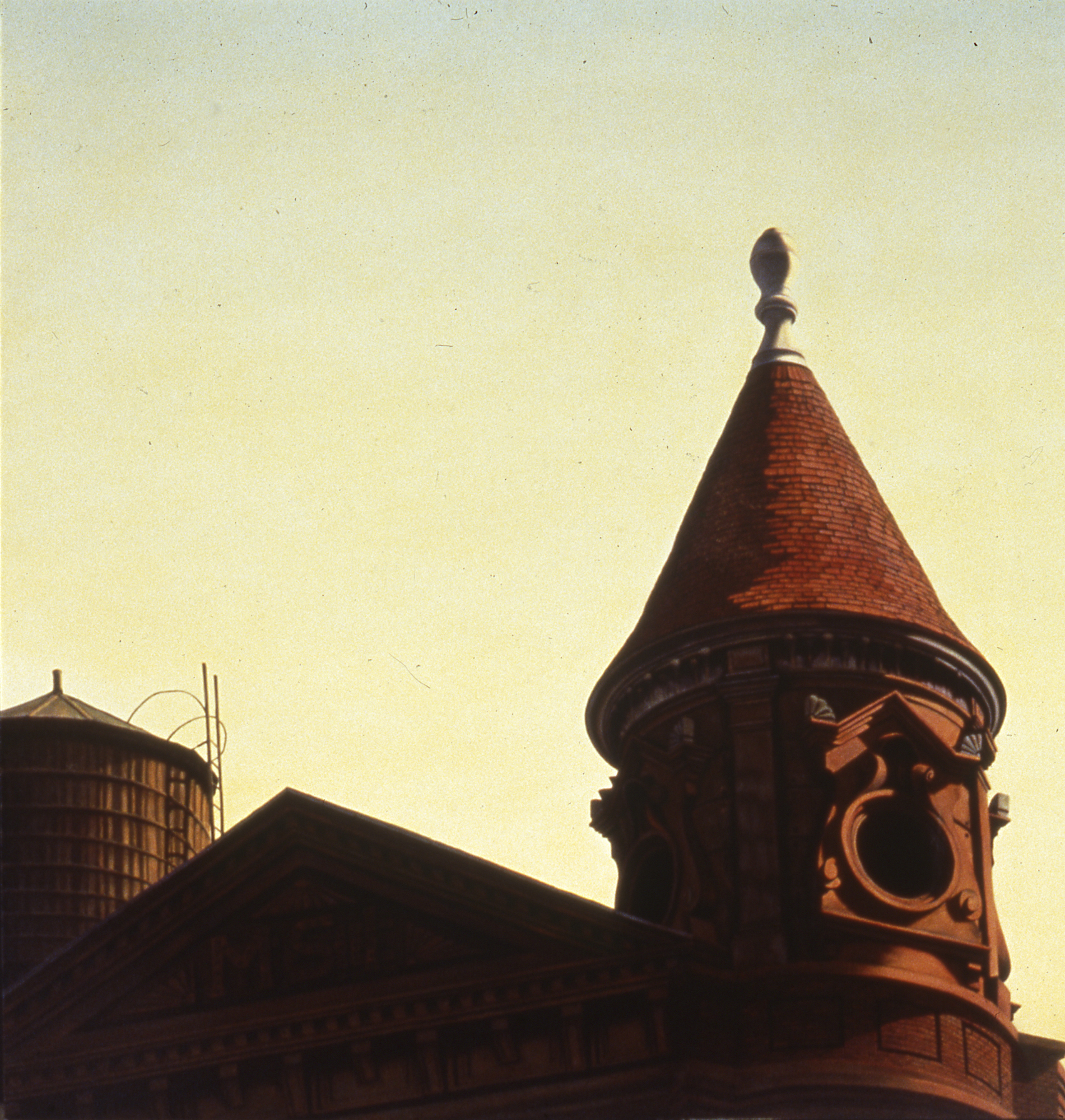  Bleeker and Broadway, 36"x36", 1990, Private Collection 