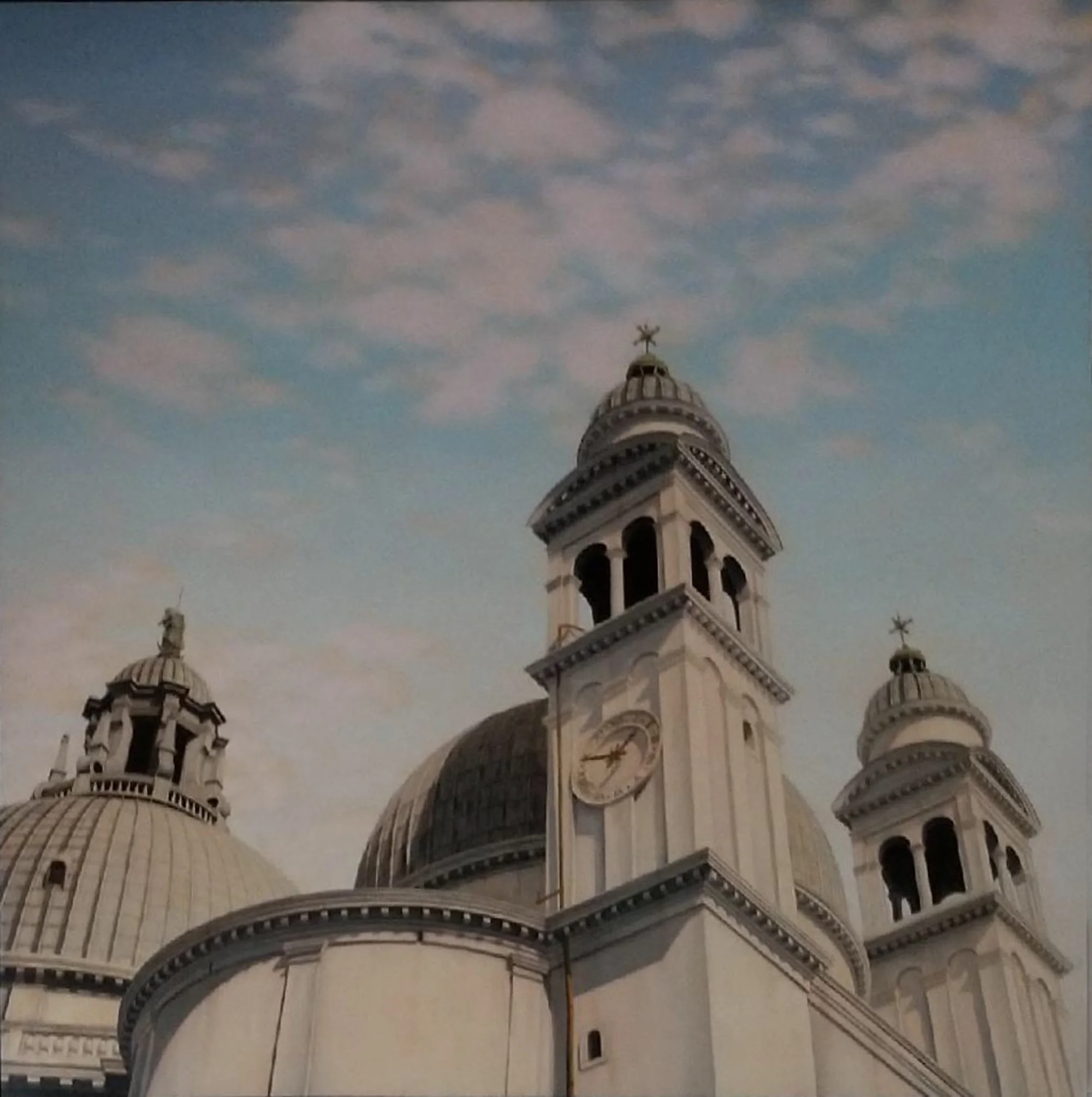  Salute II, 24"x24", 1999, Oil on Masonite, Collection: Jerry and Carol Kehm, NY 