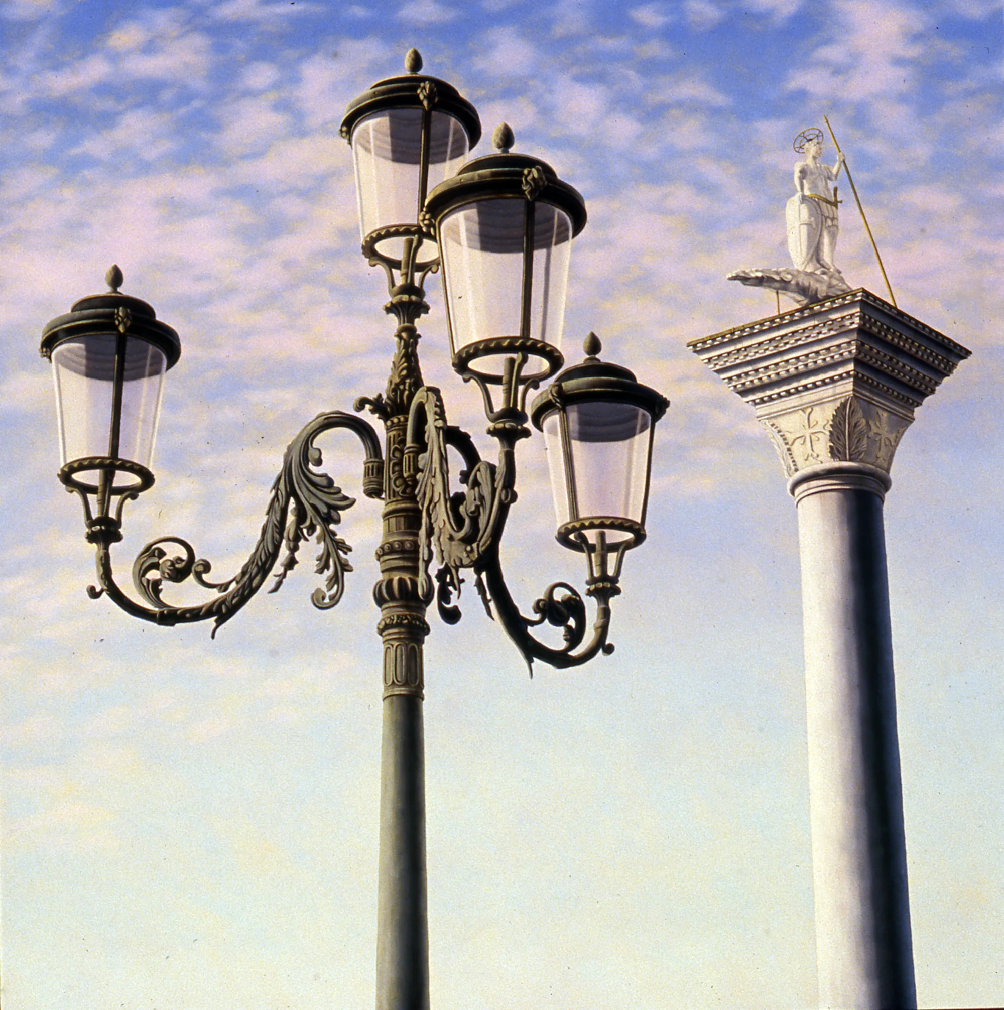  San Te Doro,&nbsp;24"x24", 1999, Oil on Masonite, Private Collection 