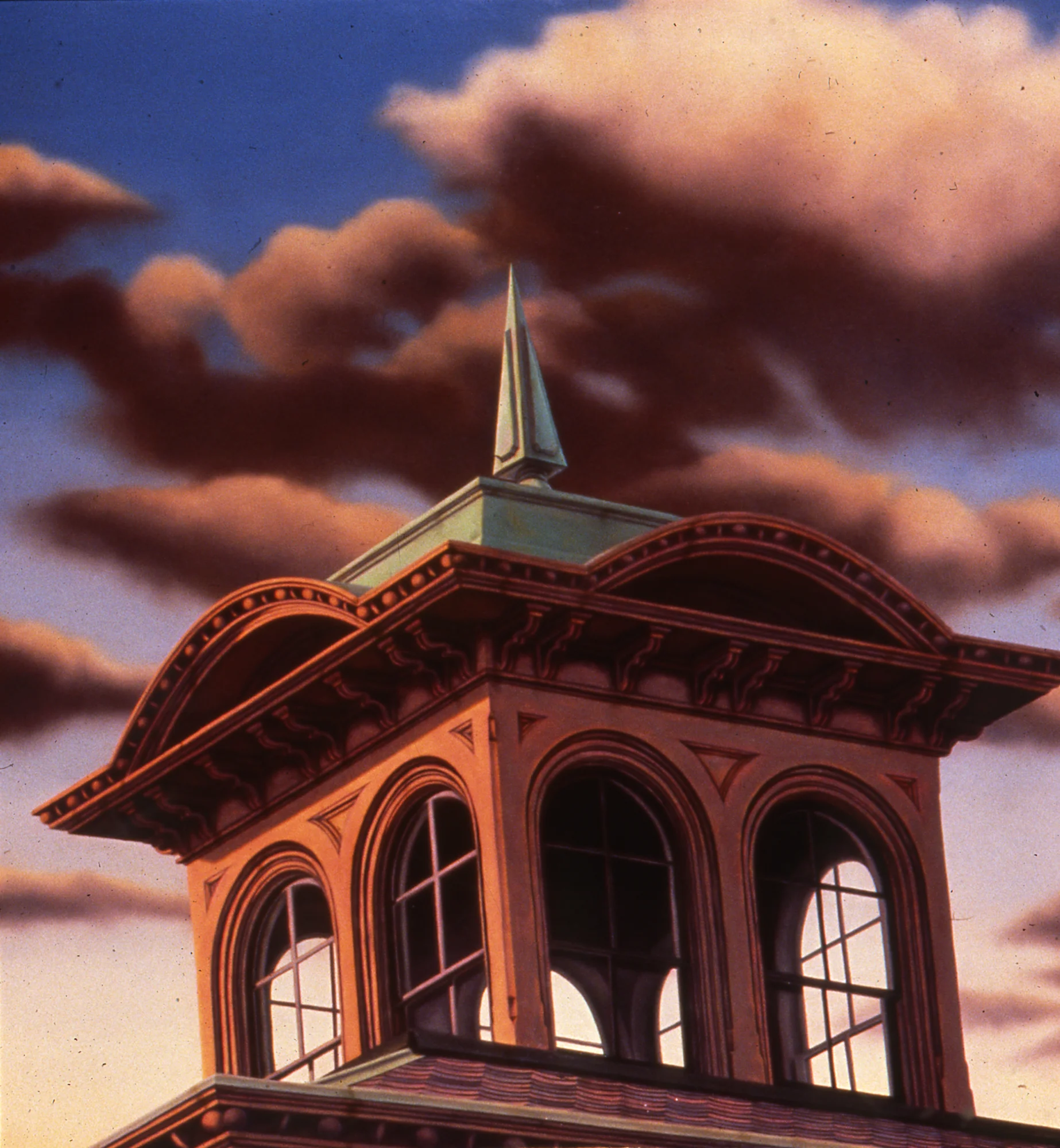  Route 44 West, 36"x36", Oil on Masonite, Collection: Jerry and Carol Kehm, New York 