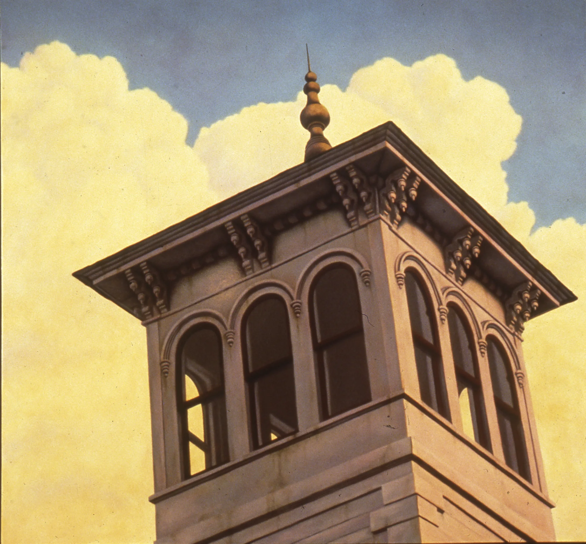  Route 7, 36"X36", Oil on Masonite, Private Collection 