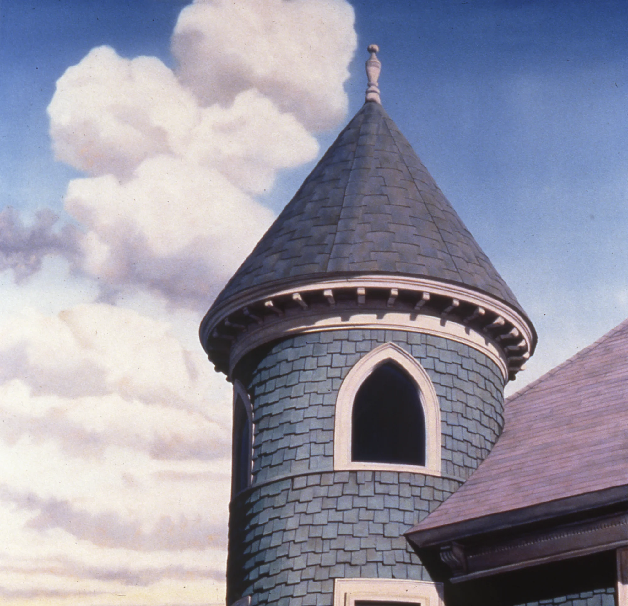  Hartford II, 48"x48", 1990, Oil on Masonite, Collection: General Electric, New York 