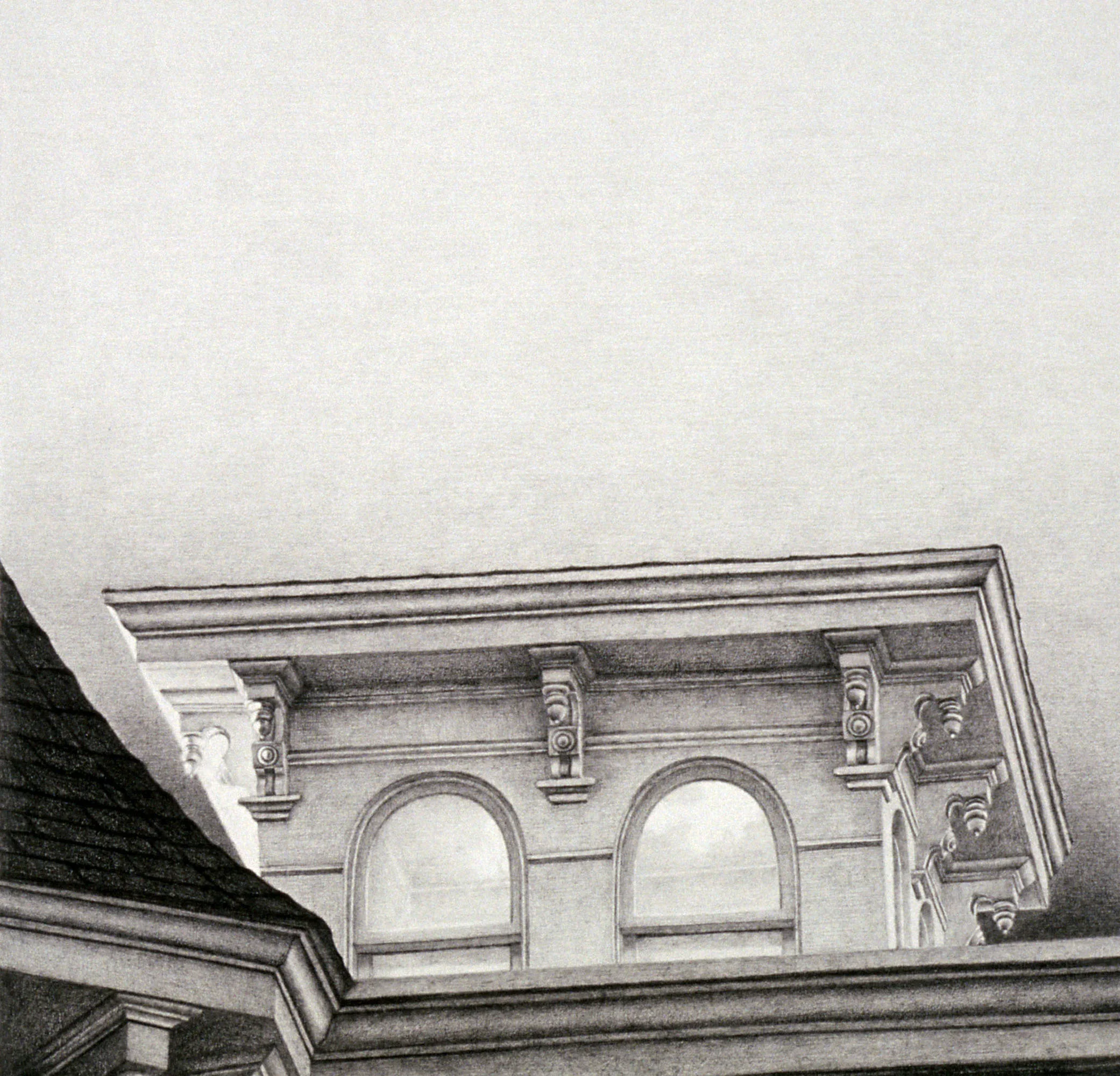  Wantagh, 6"x6", 1990,&nbsp;Graphite on Paper,&nbsp;Collection: Tim Folzenlogan, New York 