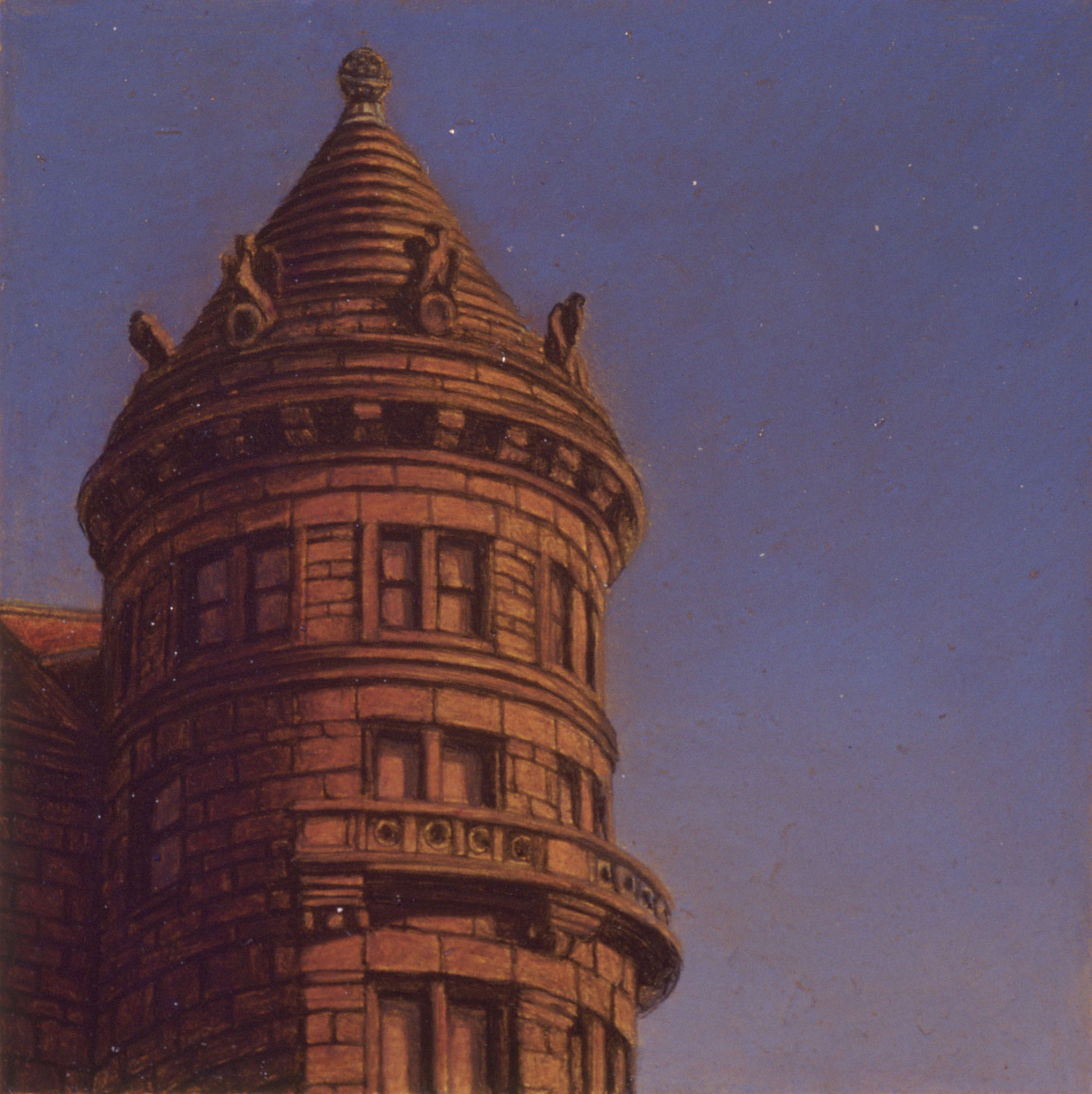  Natural History,&nbsp;2"x2", Oil on Masonite, Private Collection 